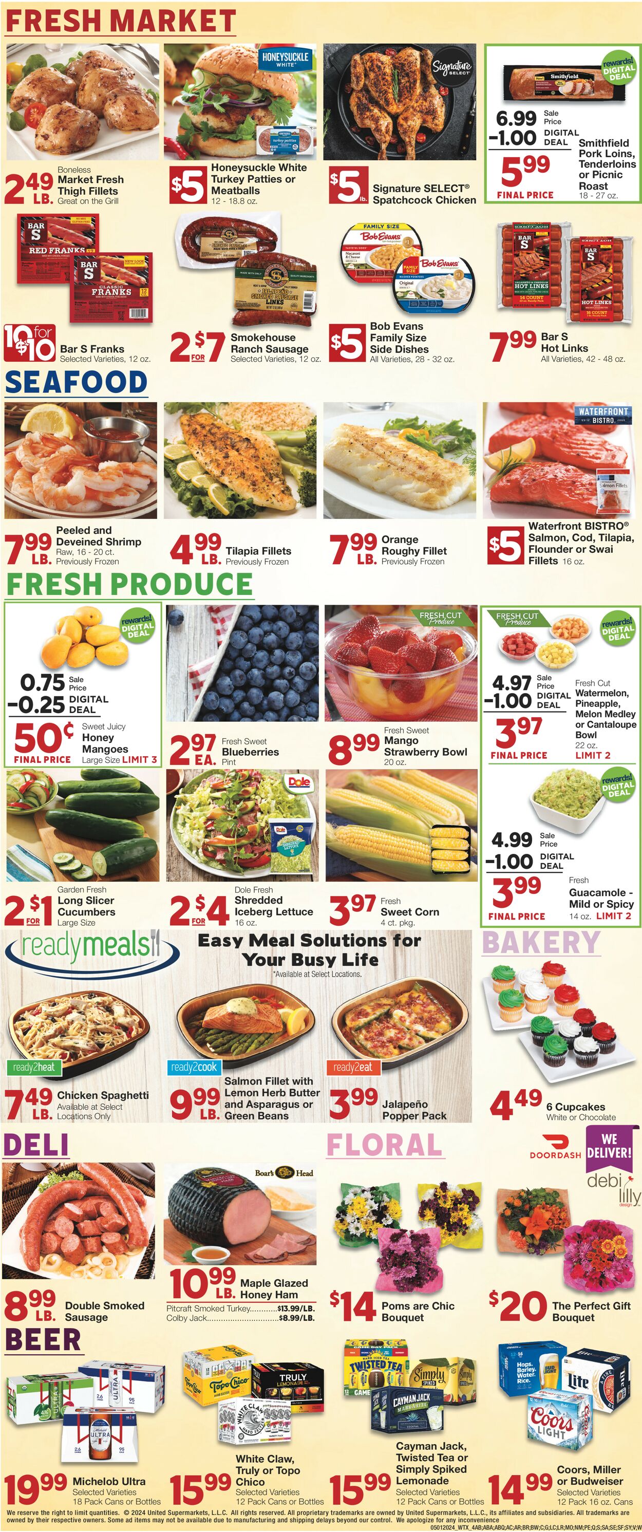 United Supermarkets Weekly Ad Circular - valid 05/01-05/07/2024 (Page 4)