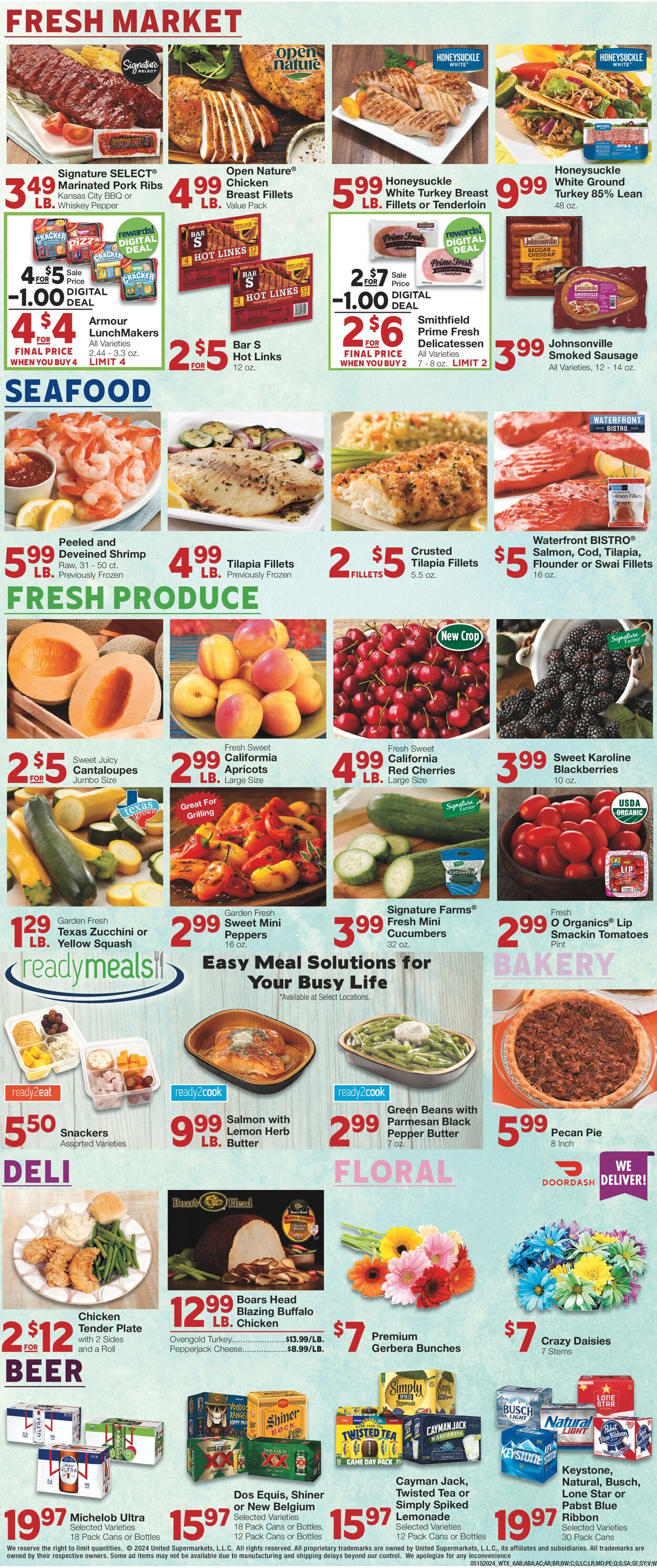 United Supermarkets Weekly Ad Circular - valid 05/15-05/21/2024 (Page 6)