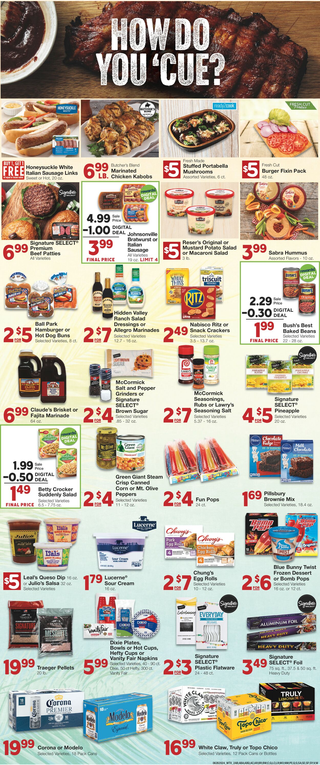 United Supermarkets Weekly Ad Circular - valid 06/26-07/02/2024 (Page 2)