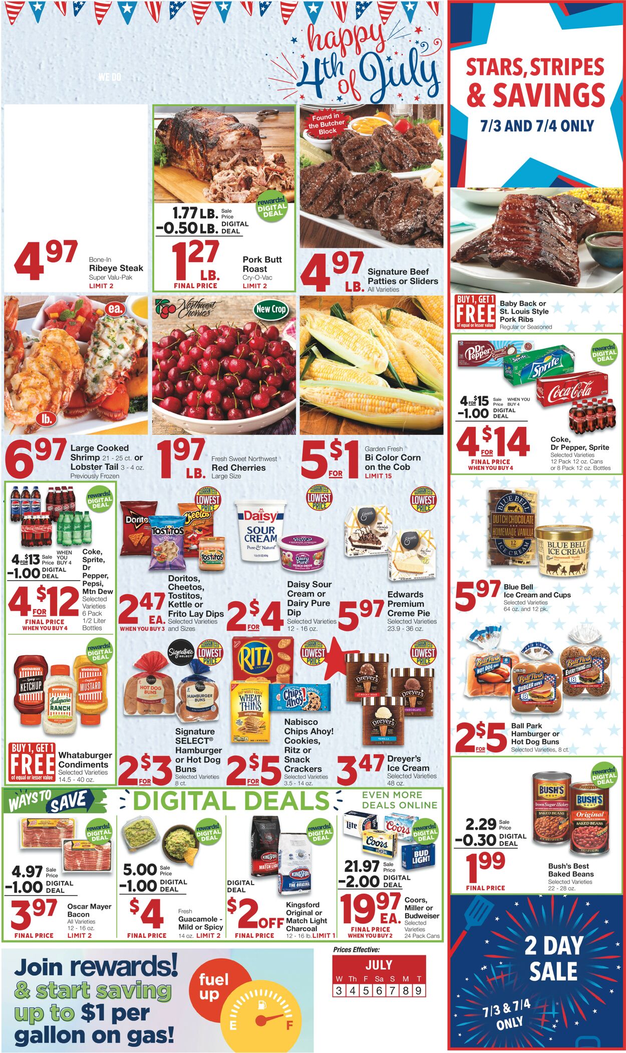 United Supermarkets Weekly Ad Circular - valid 07/03-07/09/2024