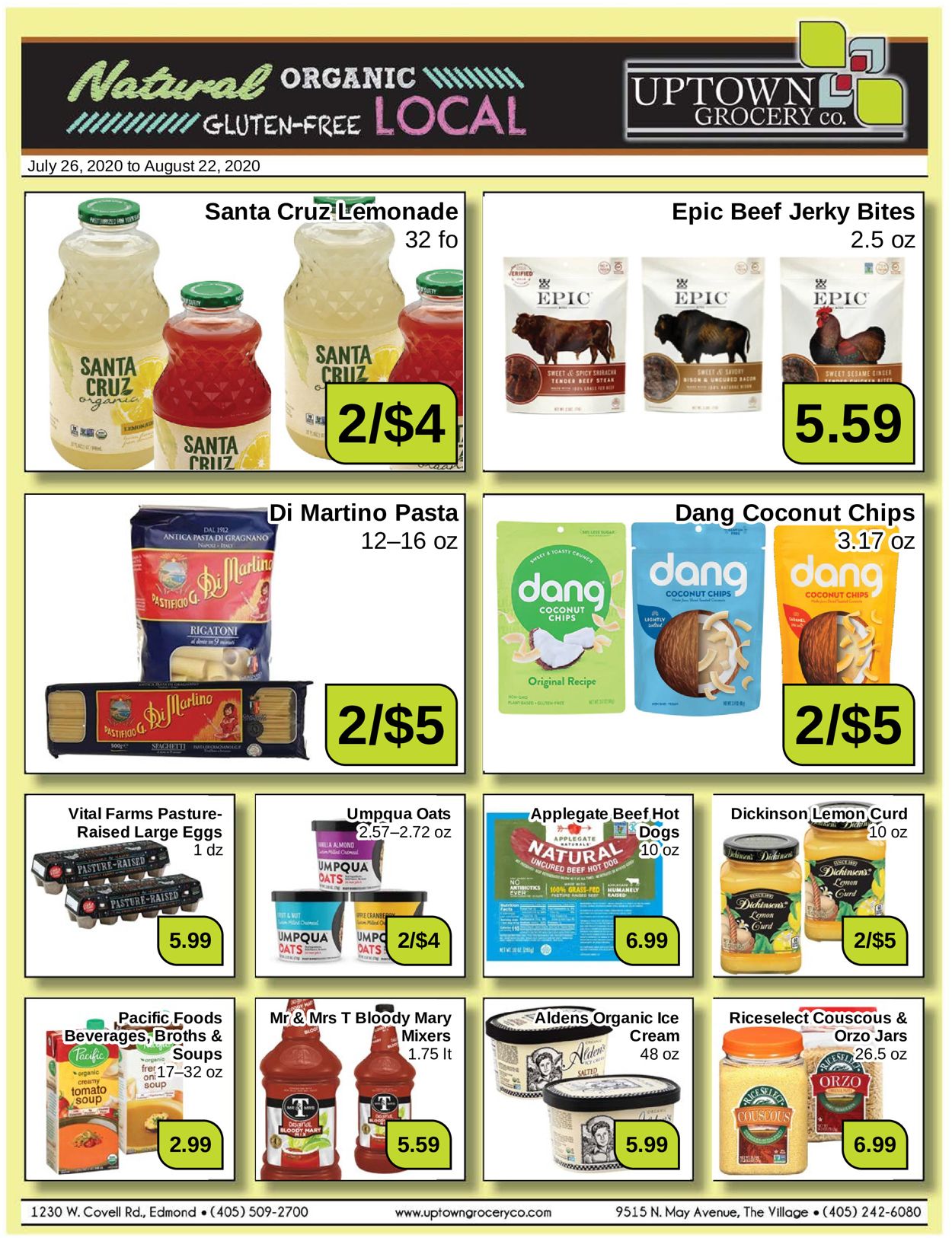 Uptown Grocery Co. Weekly Ad Circular - valid 07/26-08/22/2020