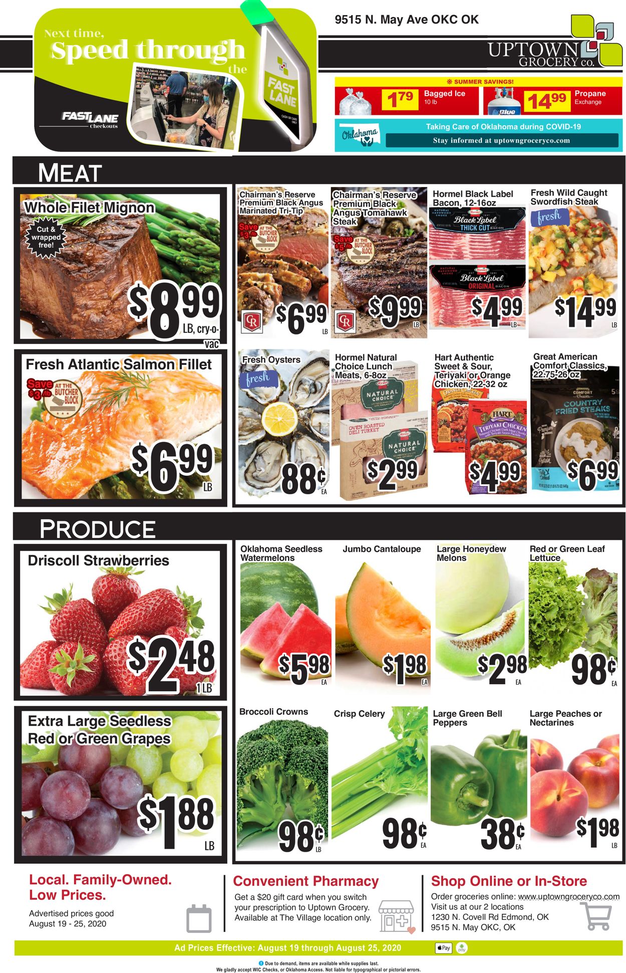 Uptown Grocery Co. Weekly Ad Circular - valid 08/19-08/25/2020
