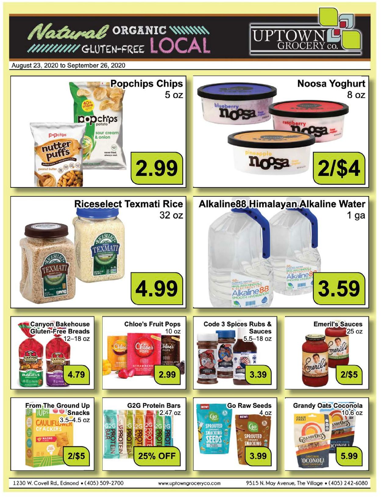 Uptown Grocery Co. Weekly Ad Circular - valid 08/23-09/26/2020