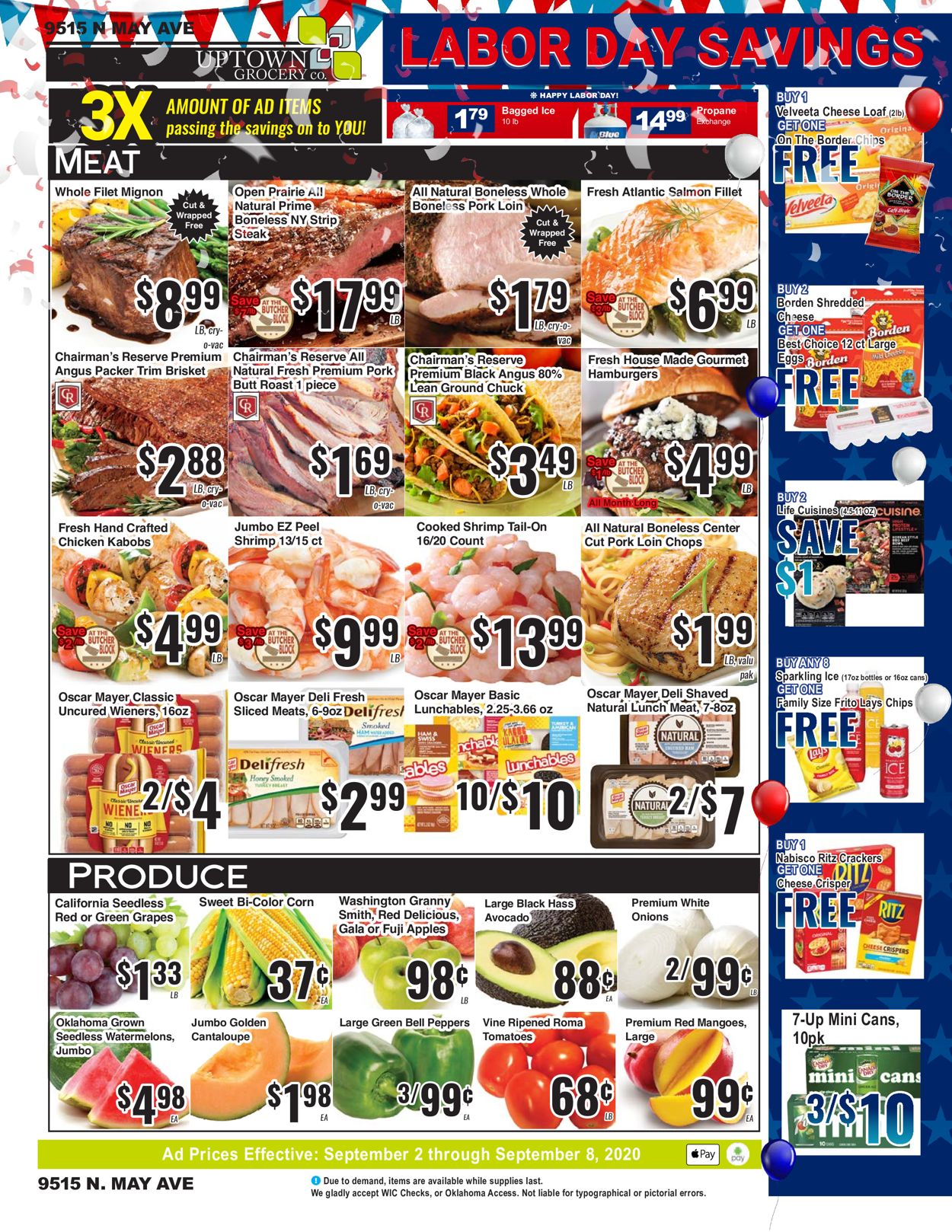 Uptown Grocery Co. Weekly Ad Circular - valid 09/02-09/08/2020