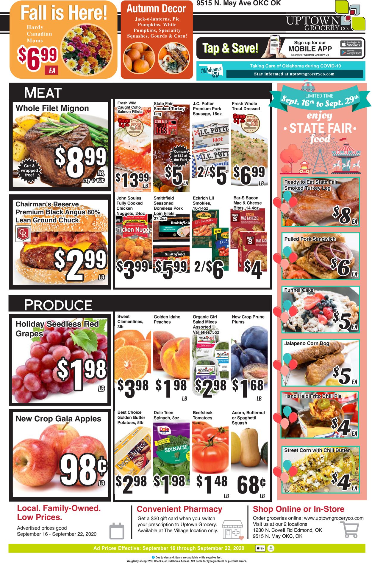 Uptown Grocery Co. Weekly Ad Circular - valid 09/16-09/22/2020