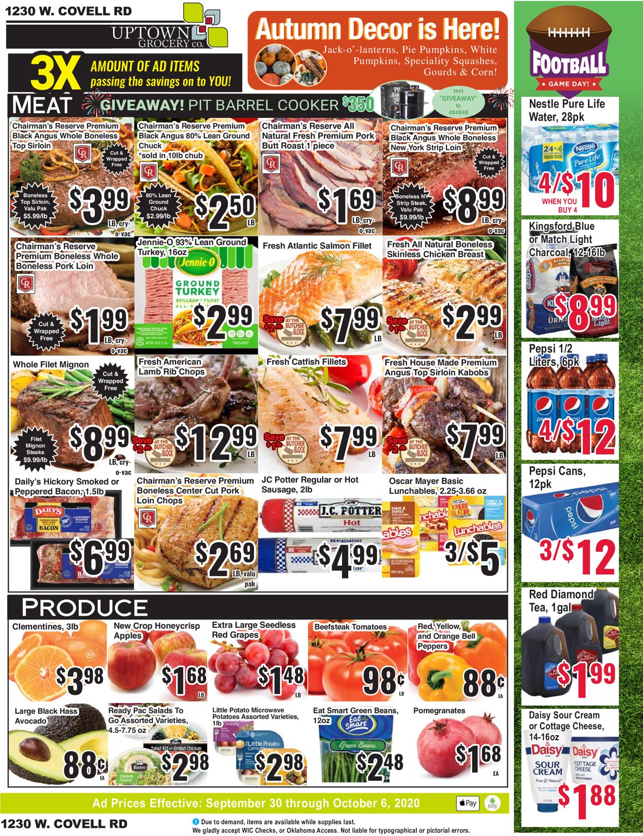 Uptown Grocery Co. Weekly Ad Circular - valid 09/30-10/06/2020