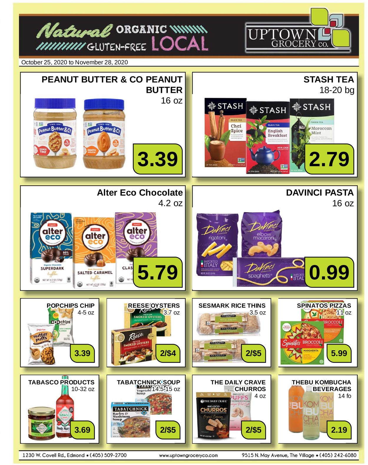 Uptown Grocery Co. Weekly Ad Circular - valid 10/25-11/28/2020