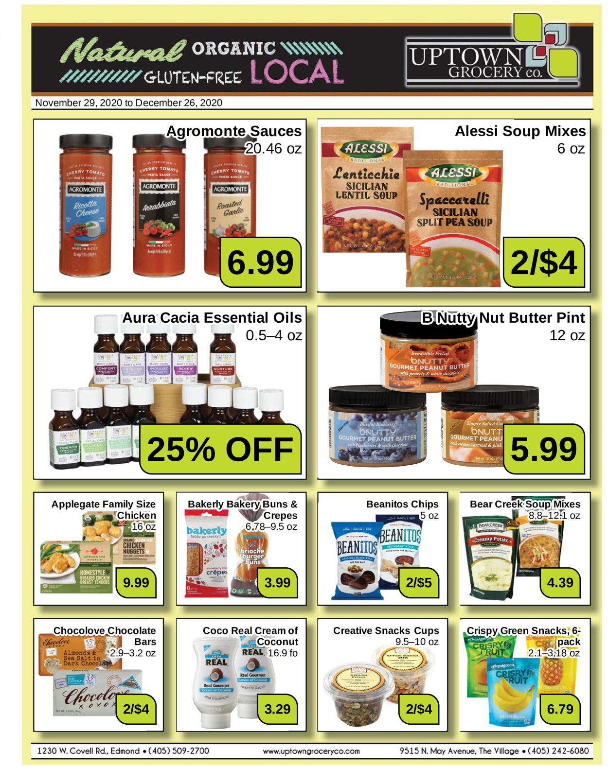 Uptown Grocery Co. Specialty & Gourmet Weekly Ad Circular - valid 11/29-12/26/2020