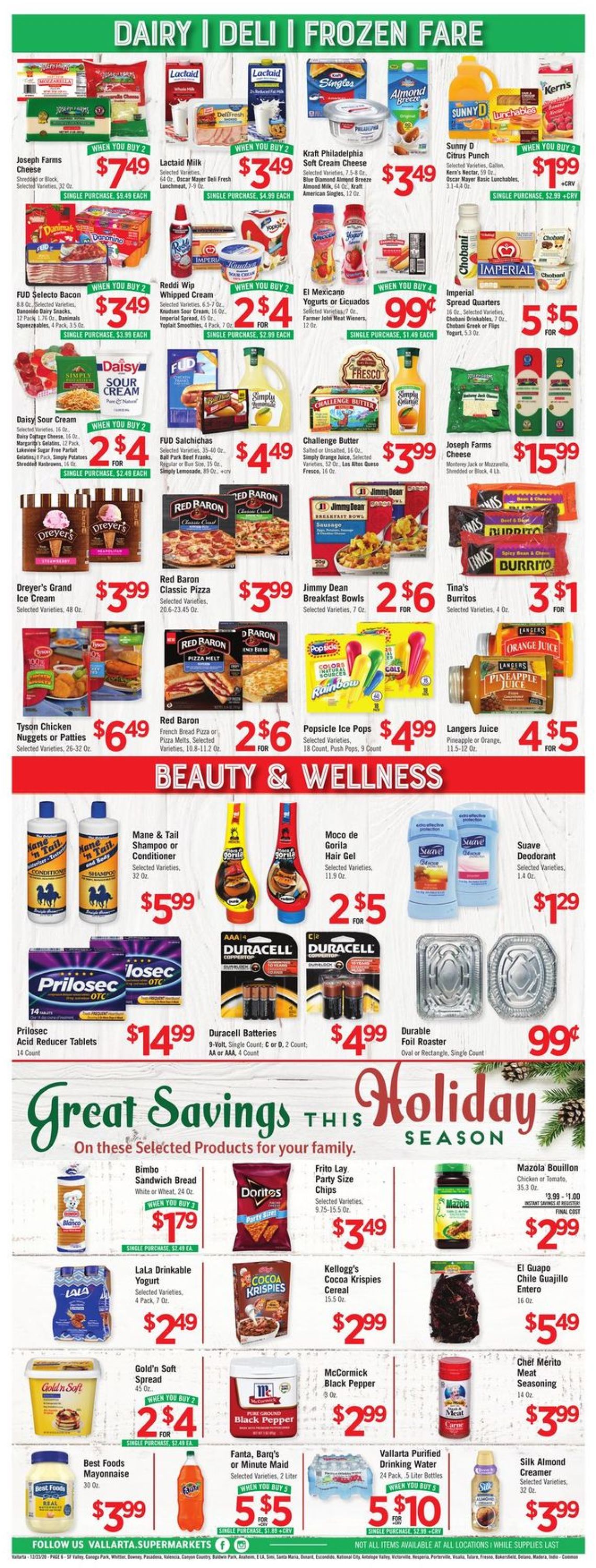 Vallarta Weekly Ad Circular - valid 12/23-12/29/2020 (Page 6)