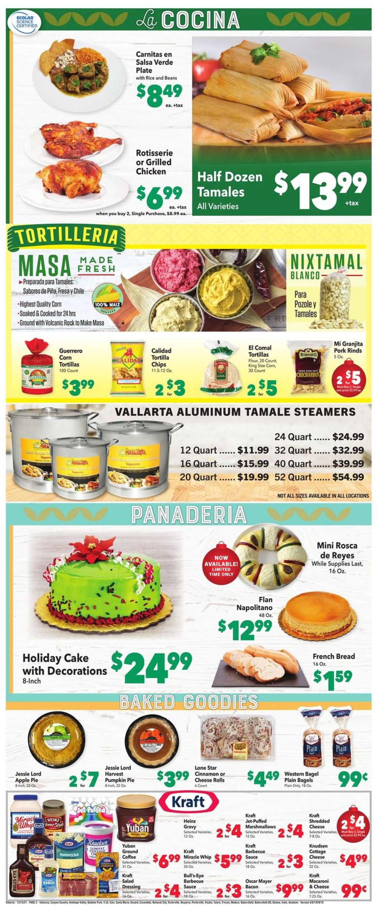 Vallarta HOLIDAYS 2021 Weekly Ad Circular - valid 12/15-12/21/2021 (Page 2)