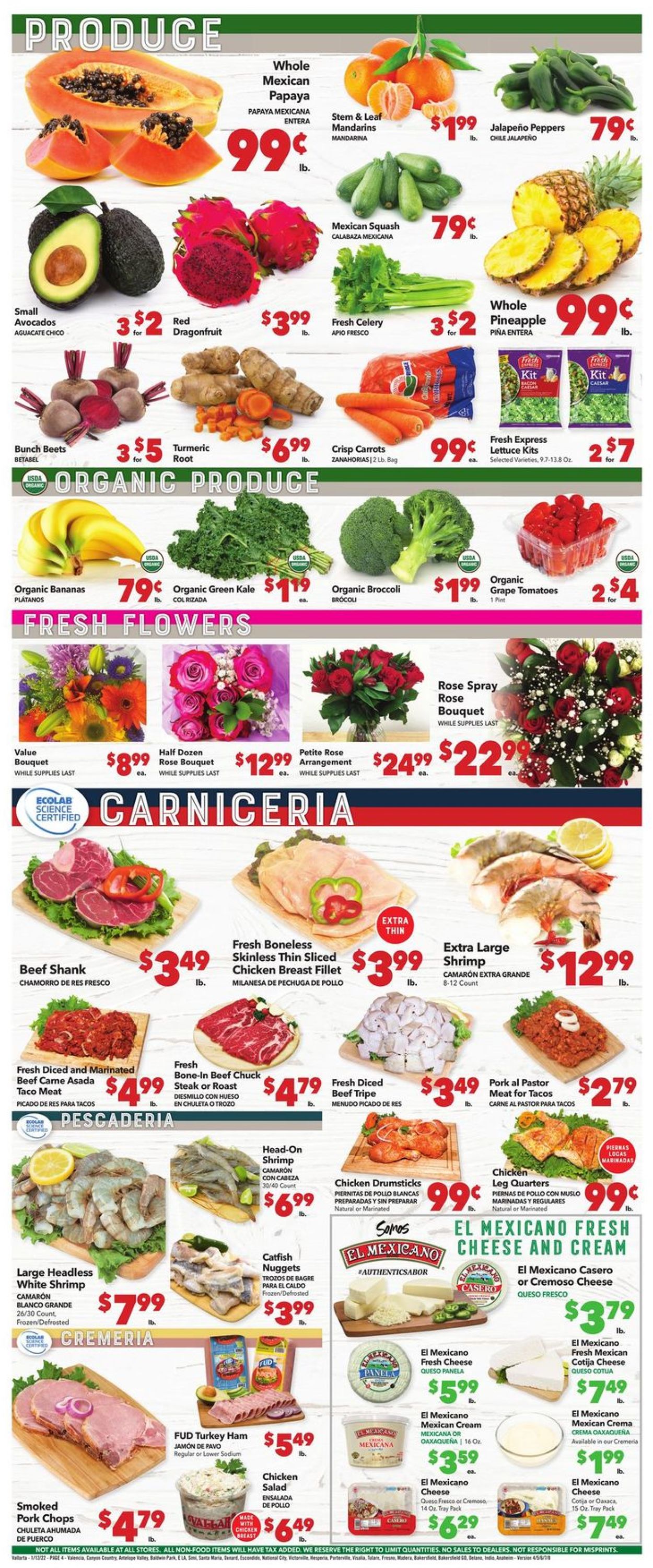 Vallarta Weekly Ad Circular - valid 01/12-01/18/2022 (Page 4)