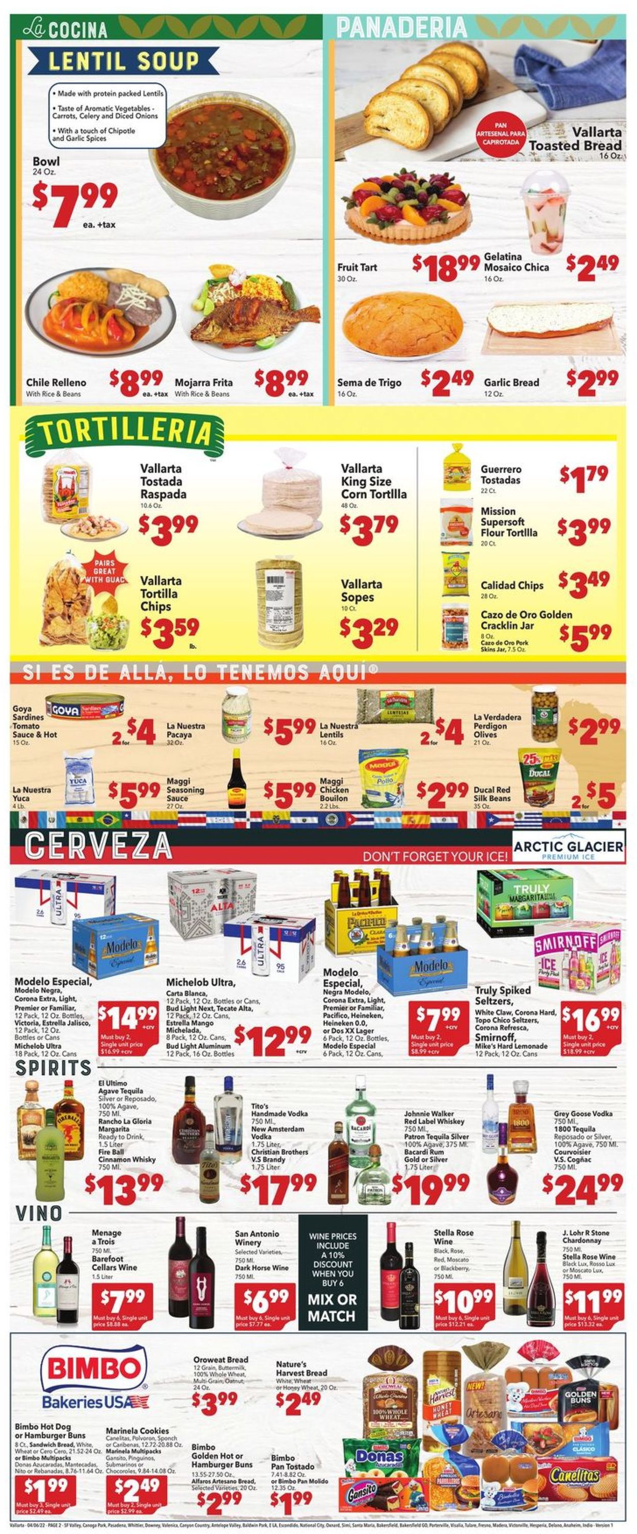 Vallarta Weekly Ad Circular - valid 04/06-04/12/2022 (Page 2)