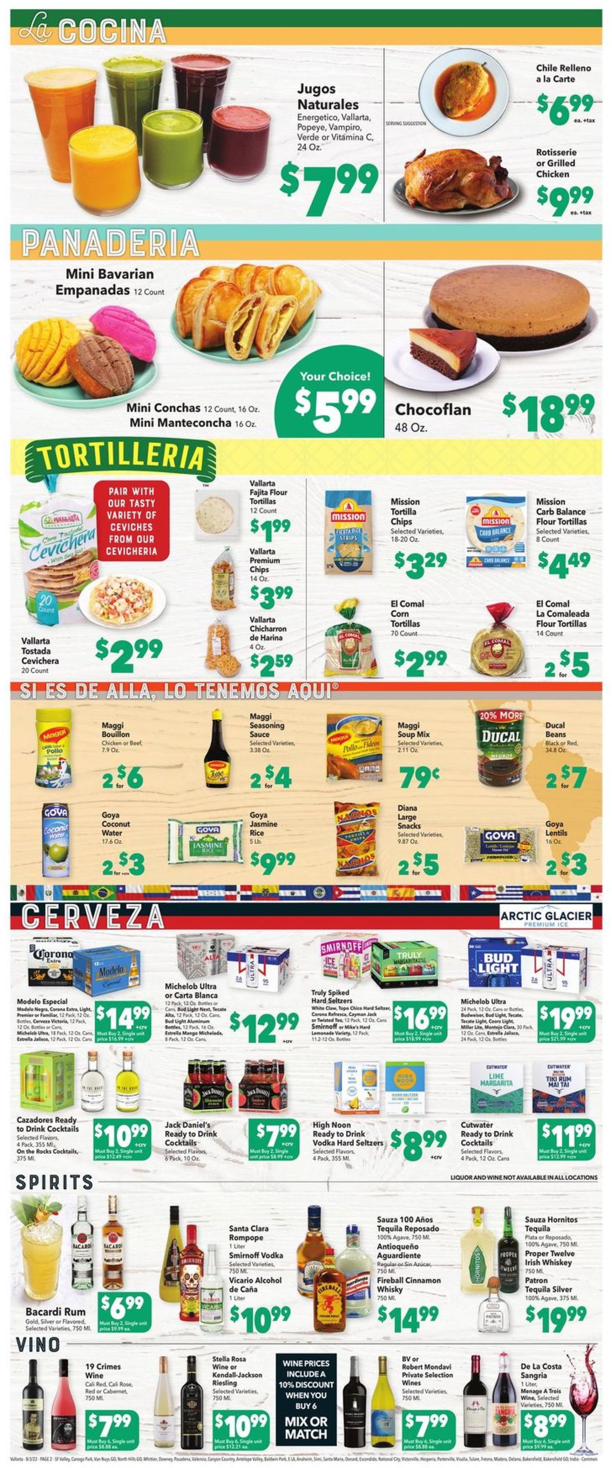 Vallarta Weekly Ad Circular - valid 08/03-08/09/2022 (Page 2)