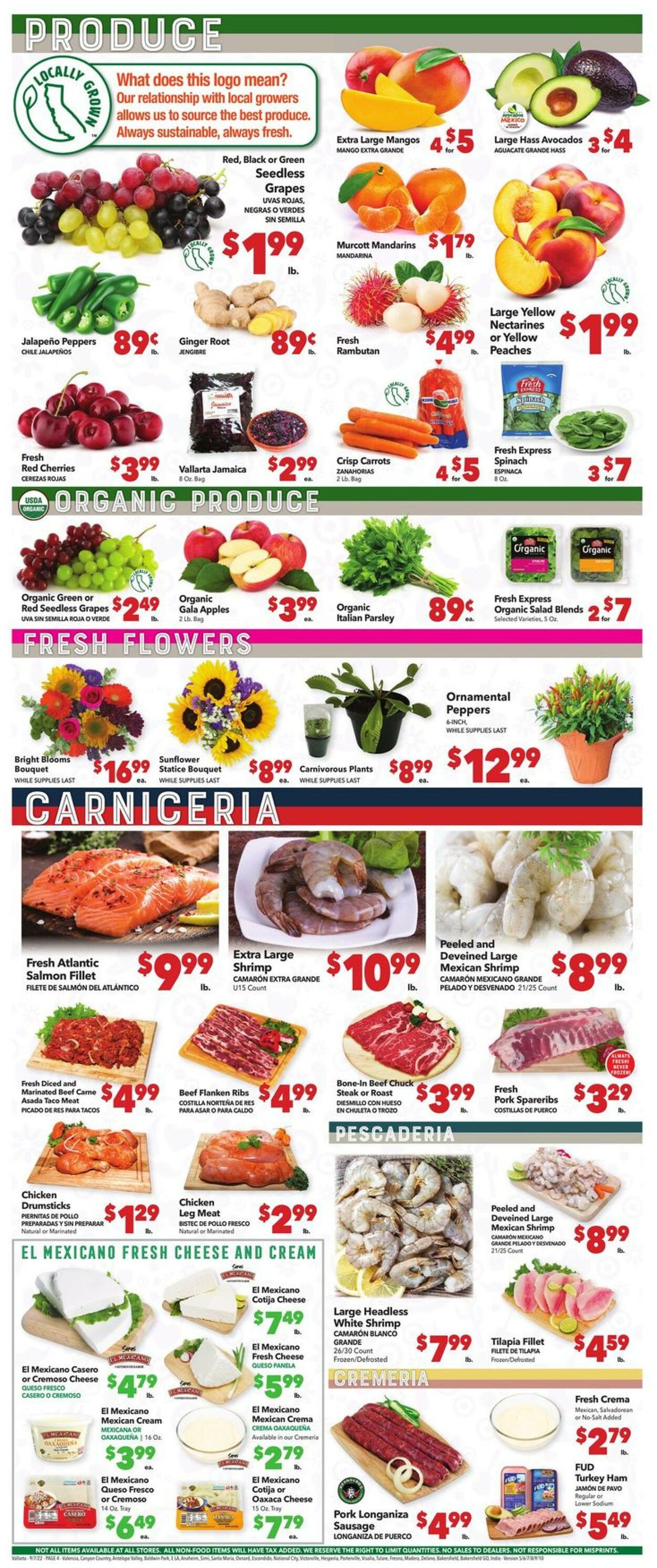 Vallarta Weekly Ad Circular - valid 09/07-09/13/2022 (Page 4)