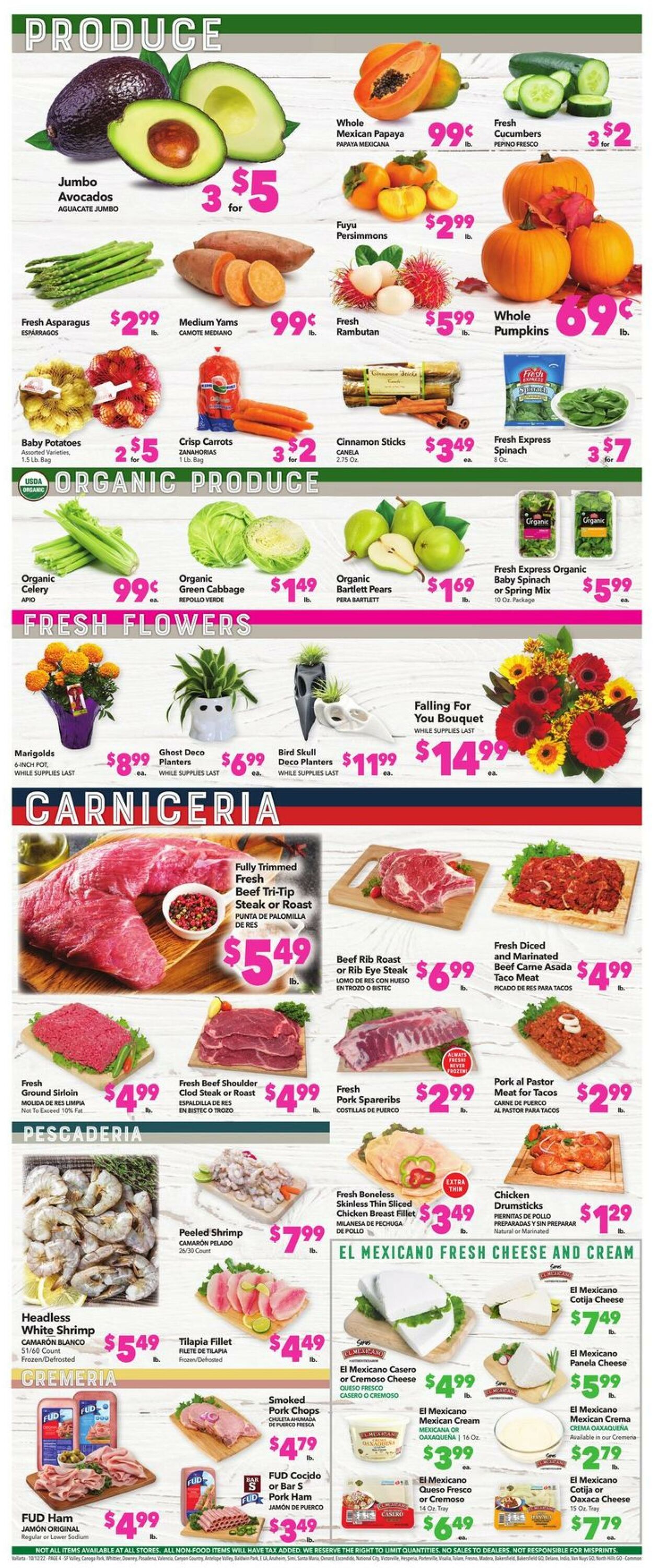 Vallarta Weekly Ad Circular - valid 10/12-10/18/2022 (Page 4)