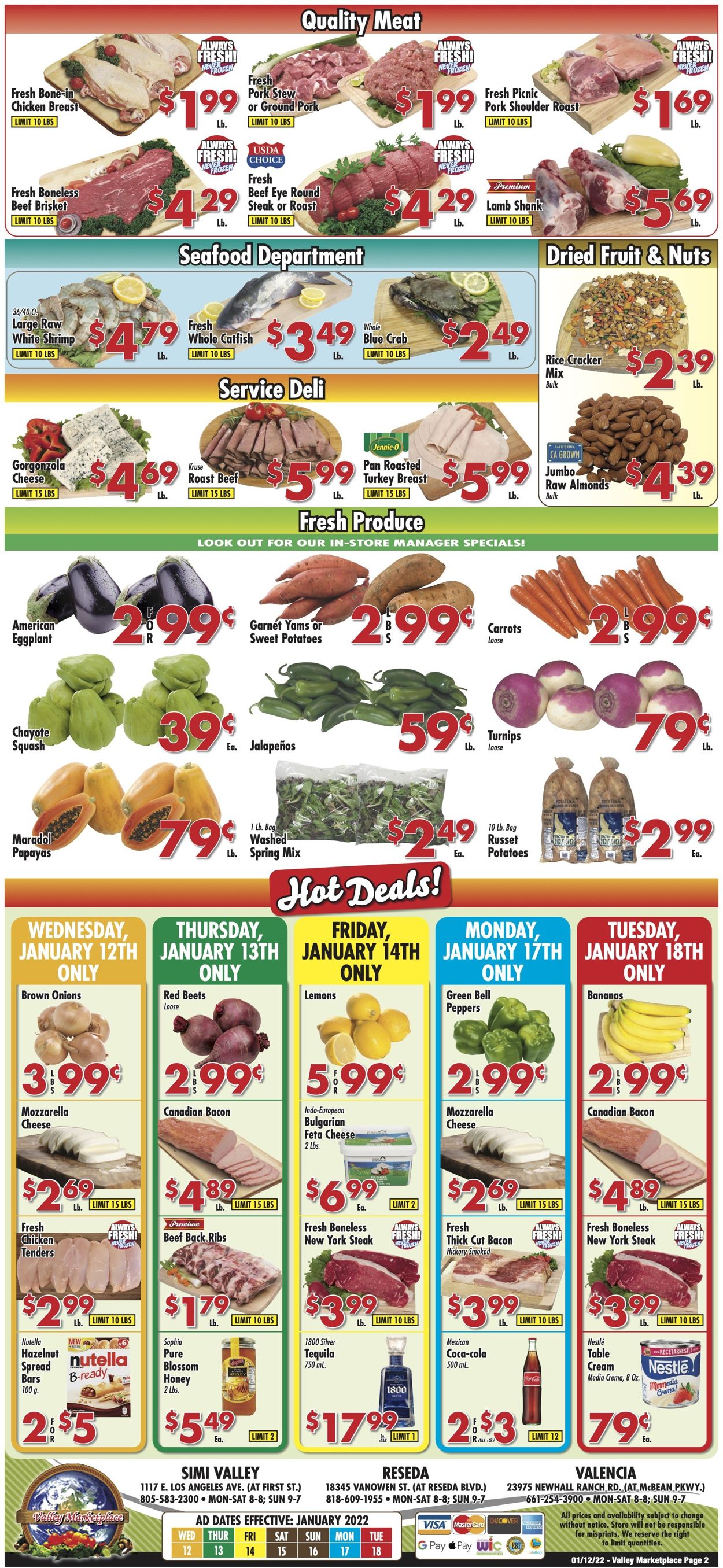 Valley Marketplace Weekly Ad Circular - valid 01/12-01/18/2022 (Page 2)