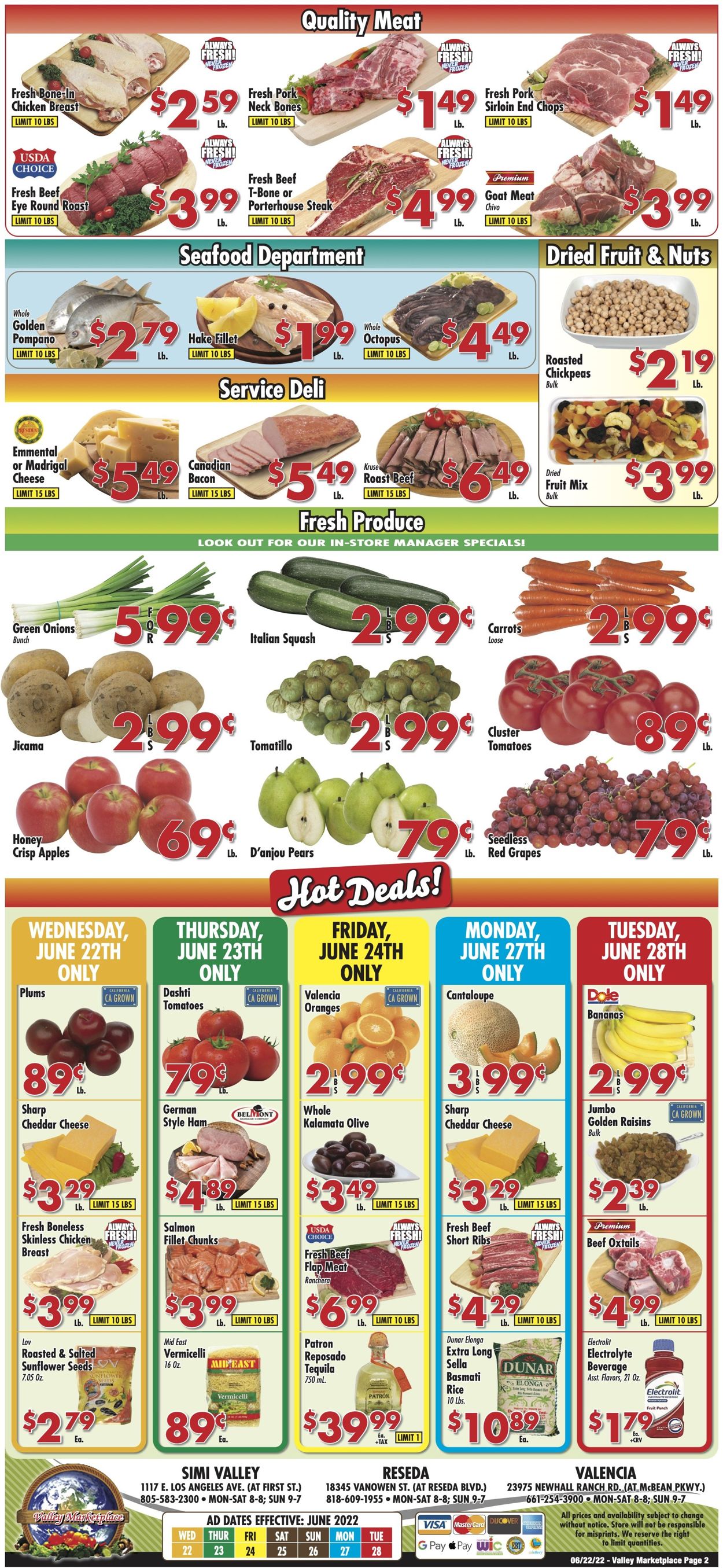 Valley Marketplace Weekly Ad Circular - valid 06/22-06/28/2022 (Page 2)