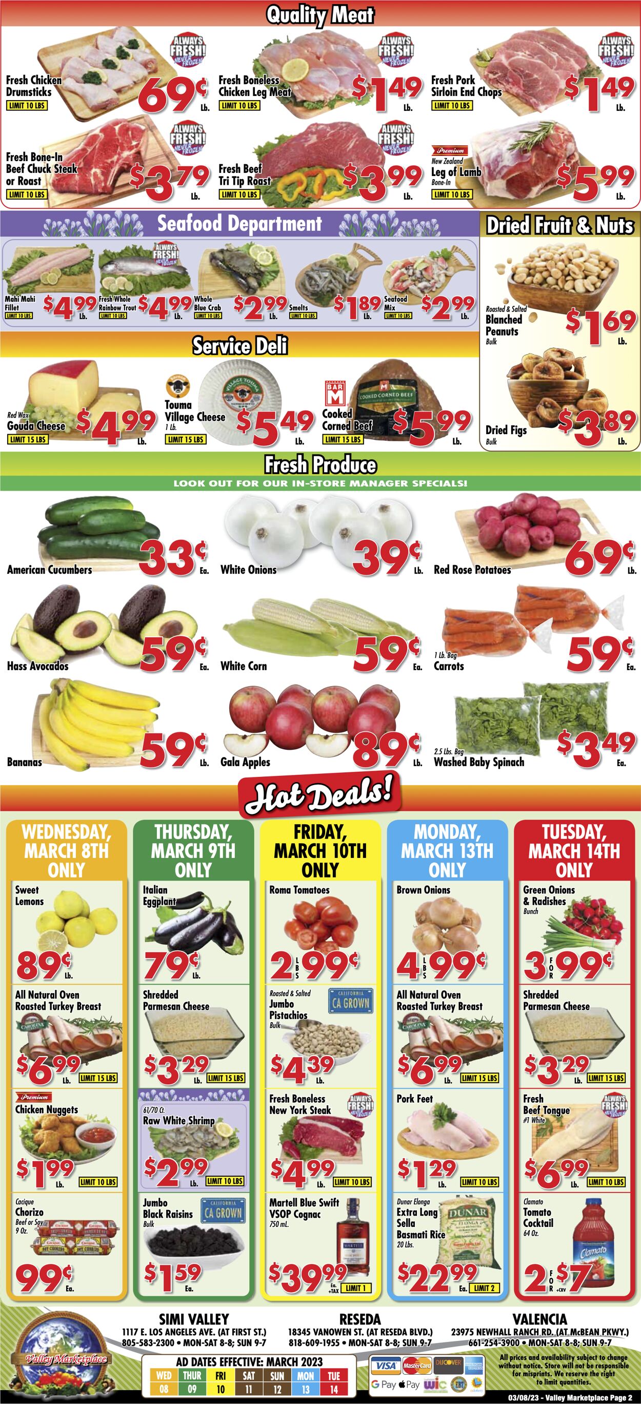 Valley Marketplace Weekly Ad Circular - valid 03/08-03/15/2023 (Page 2)