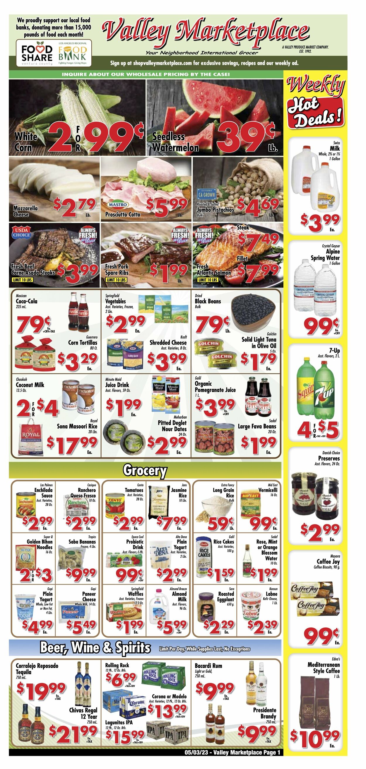 Valley Marketplace Weekly Ad Circular - valid 05/03-05/09/2023