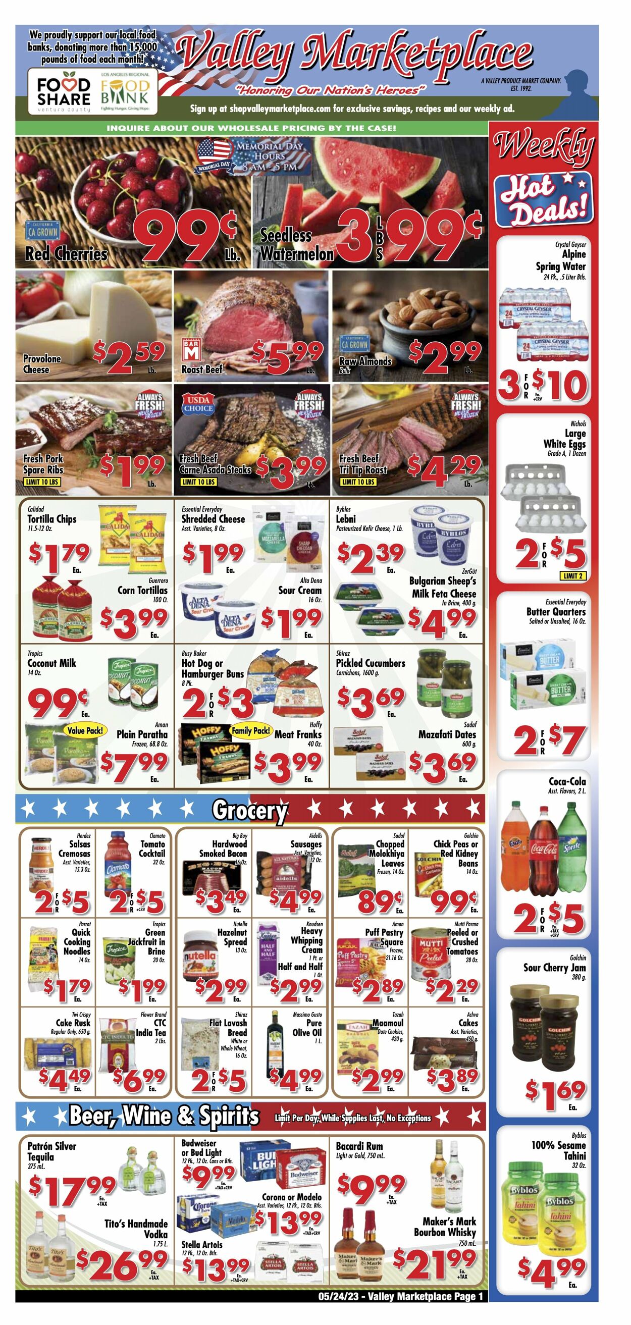 Valley Marketplace Weekly Ad Circular - valid 05/24-05/31/2023
