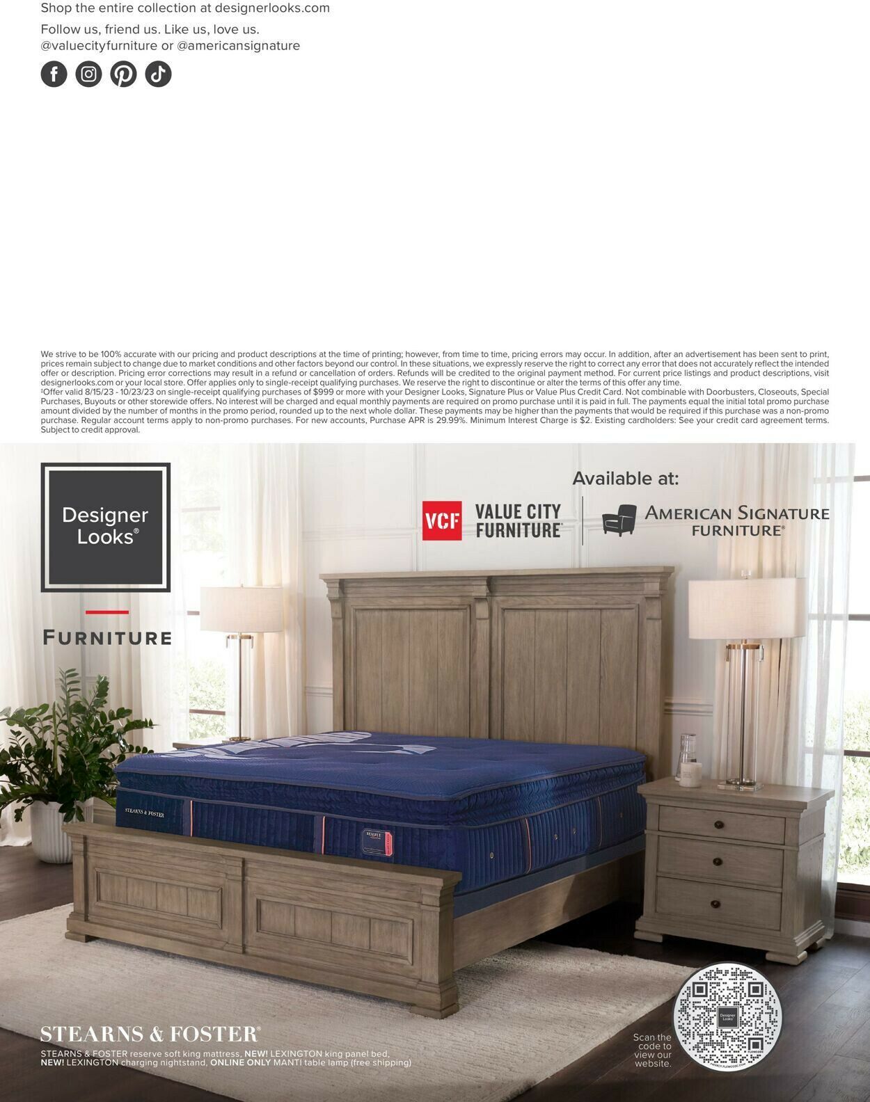 Value City Furniture Weekly Ad Circular - valid 09/01-10/31/2023 (Page 19)