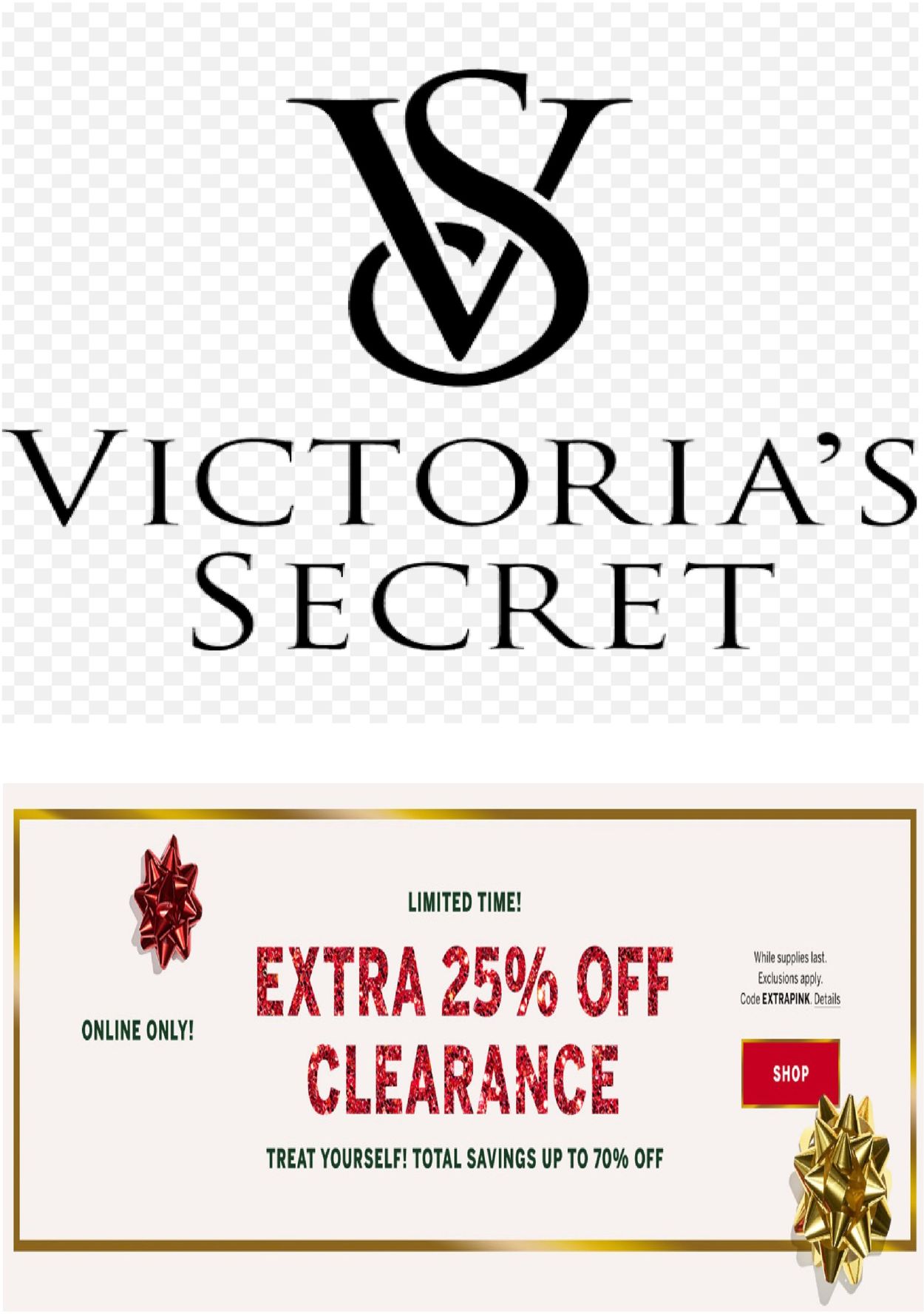 Victoria's Secret Blak Friday 2020 Weekly Ad Circular - valid 11/25-11/30/2020