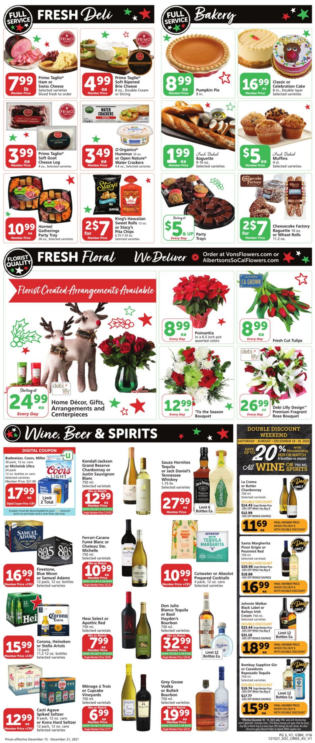 Vons CHRISTMAS 2021 Weekly Ad Circular - valid 12/15-12/21/2021 (Page 5)