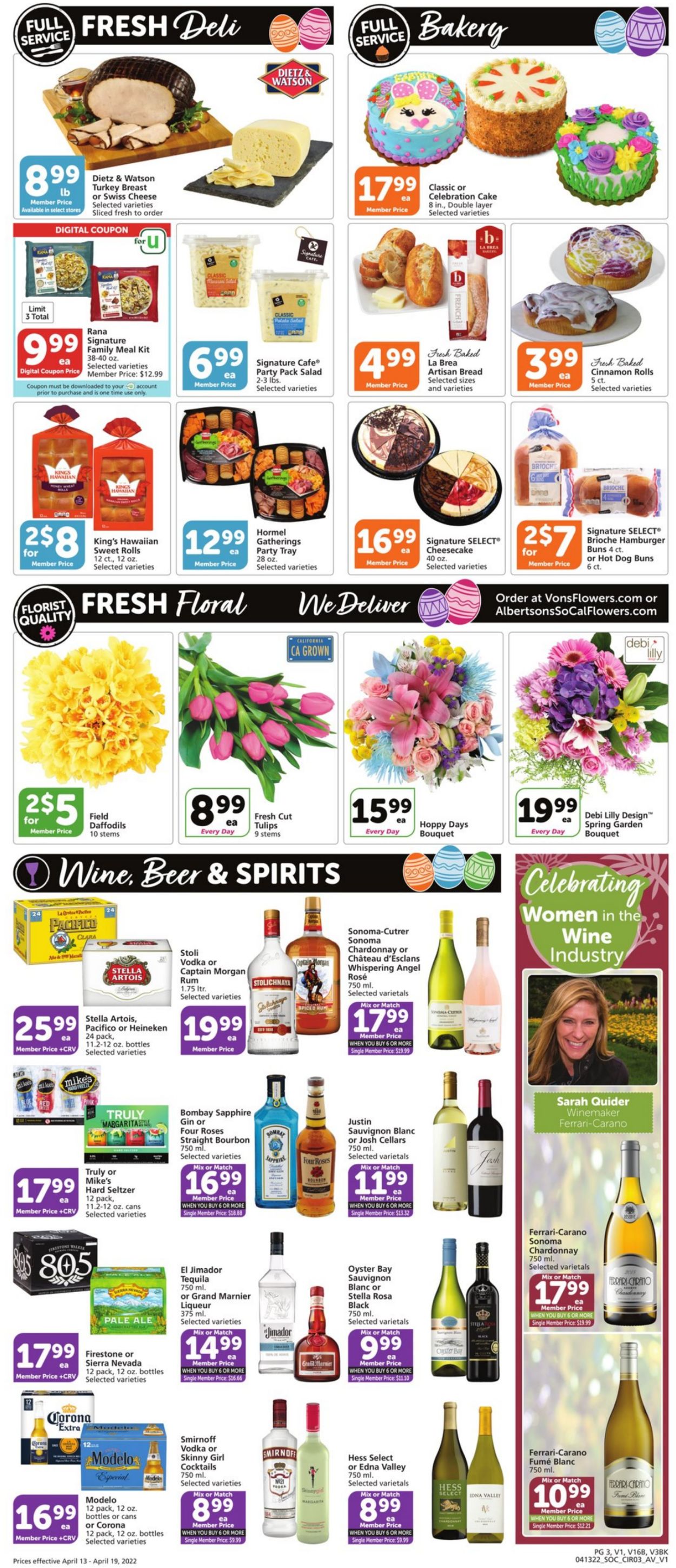 Vons EASTER 2022 Weekly Ad Circular - valid 04/13-04/19/2022 (Page 3)
