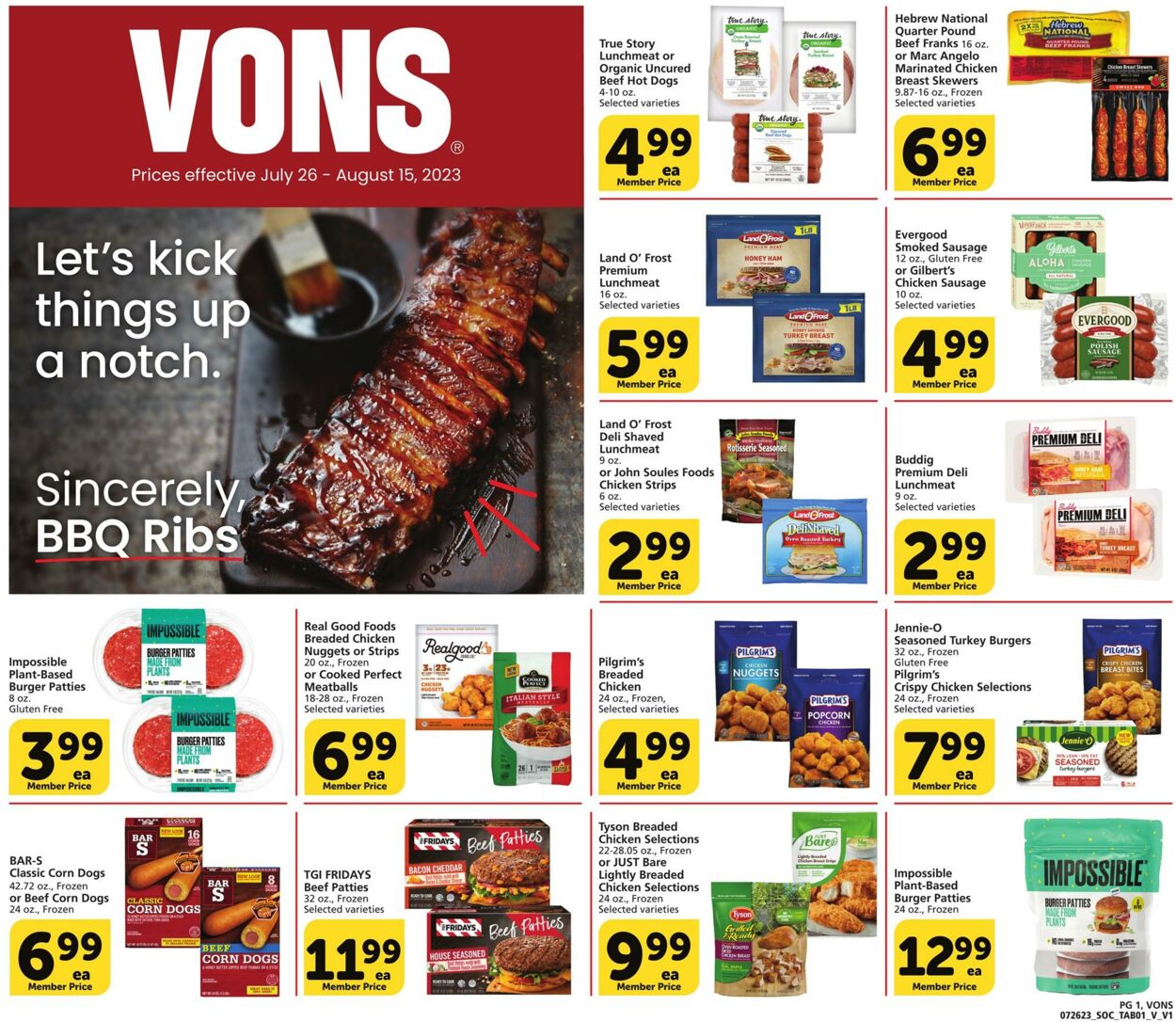Vons Weekly Ad Circular - valid 07/26-08/15/2023