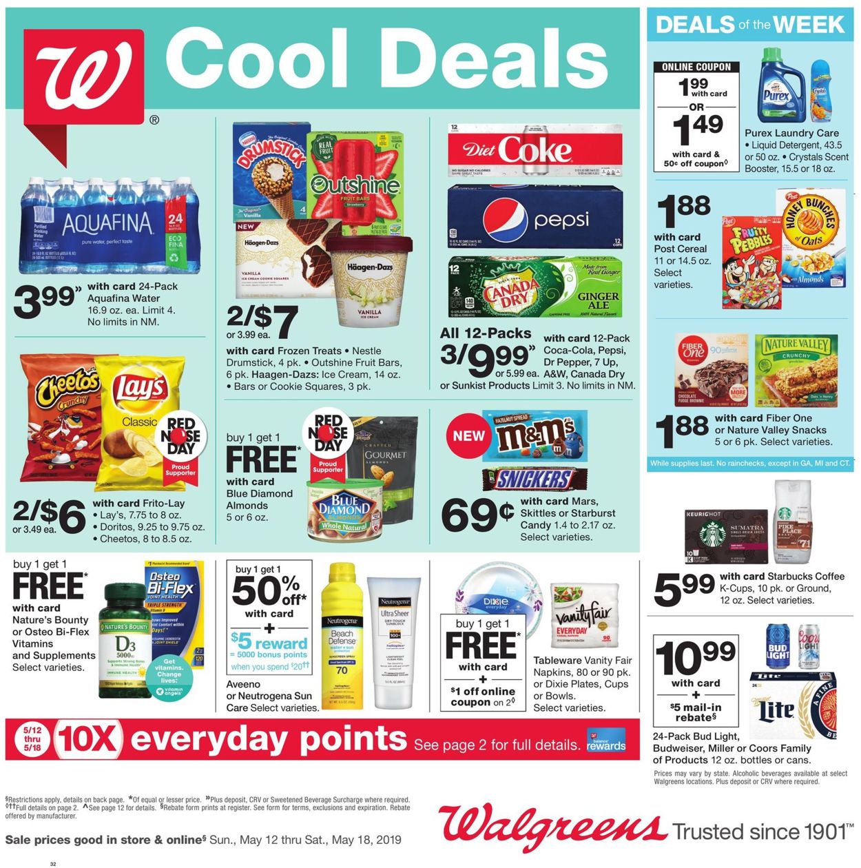 Walgreens Weekly Ad Circular - valid 05/12-05/18/2019