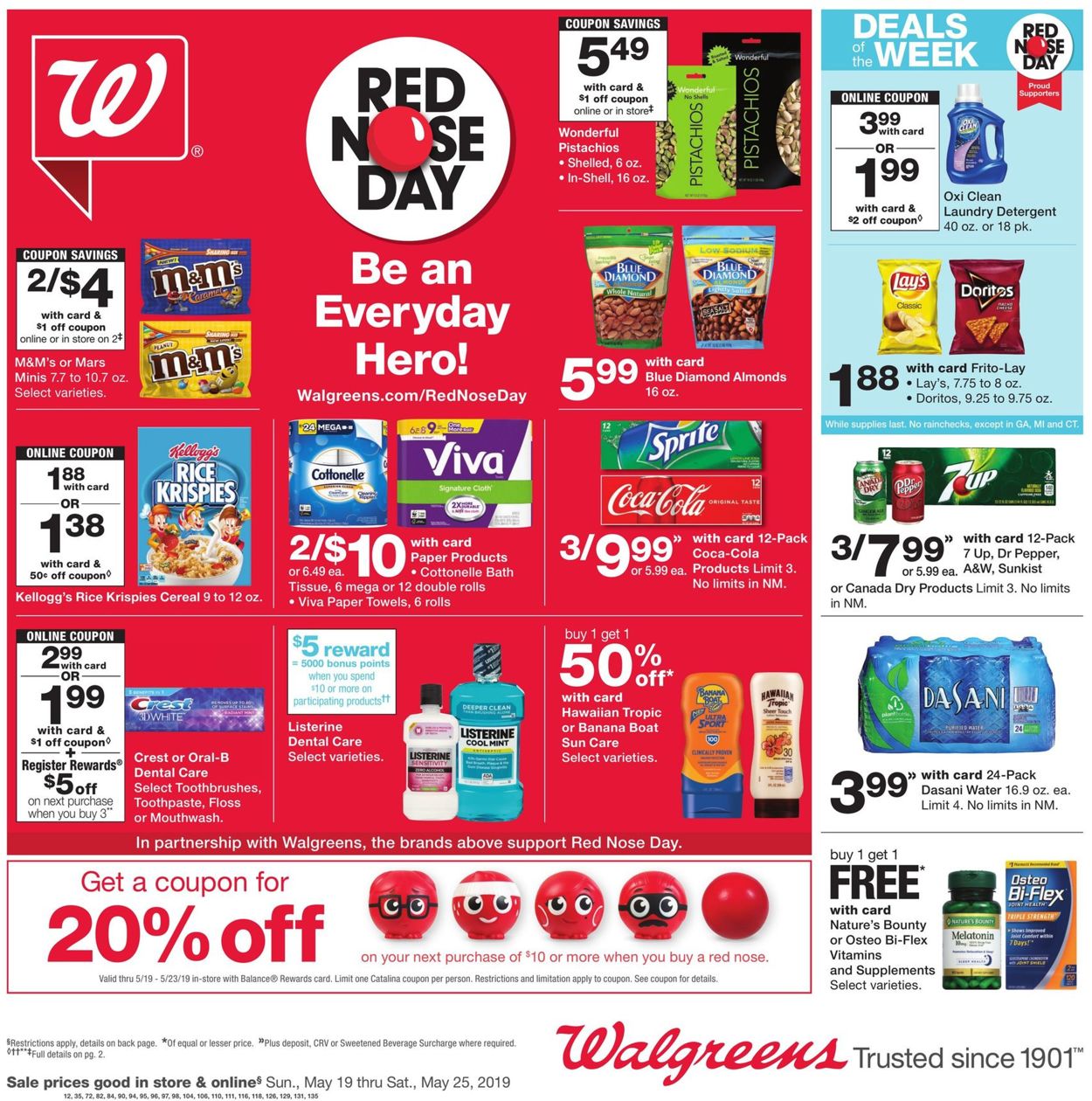Walgreens Weekly Ad Circular - valid 05/19-05/25/2019