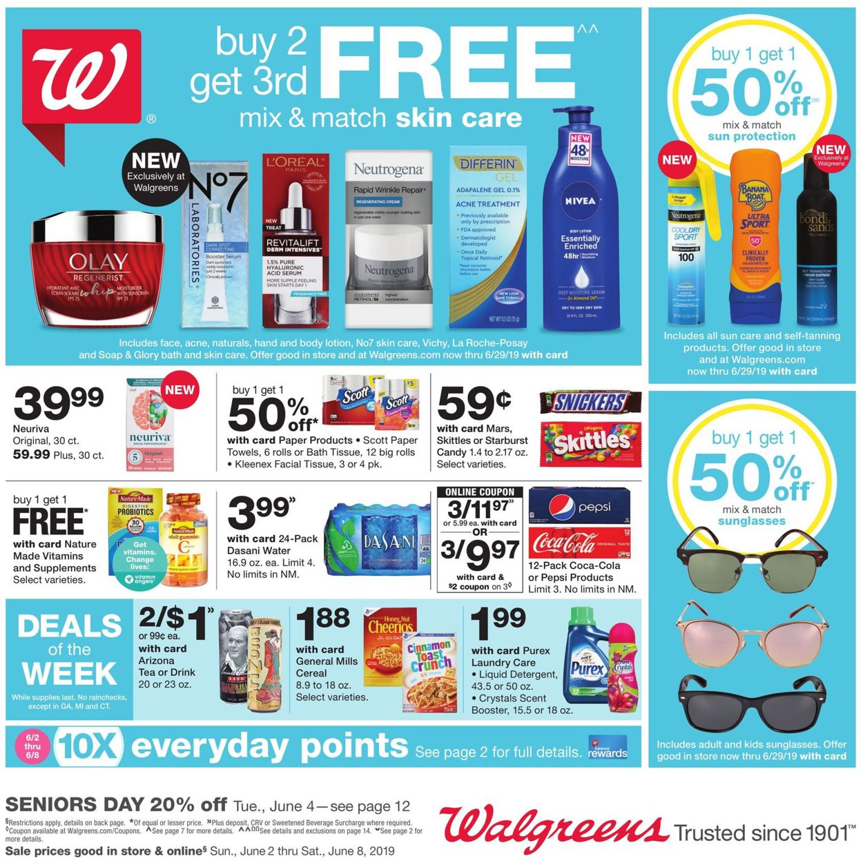 Walgreens Weekly Ad Circular - valid 06/02-06/08/2019