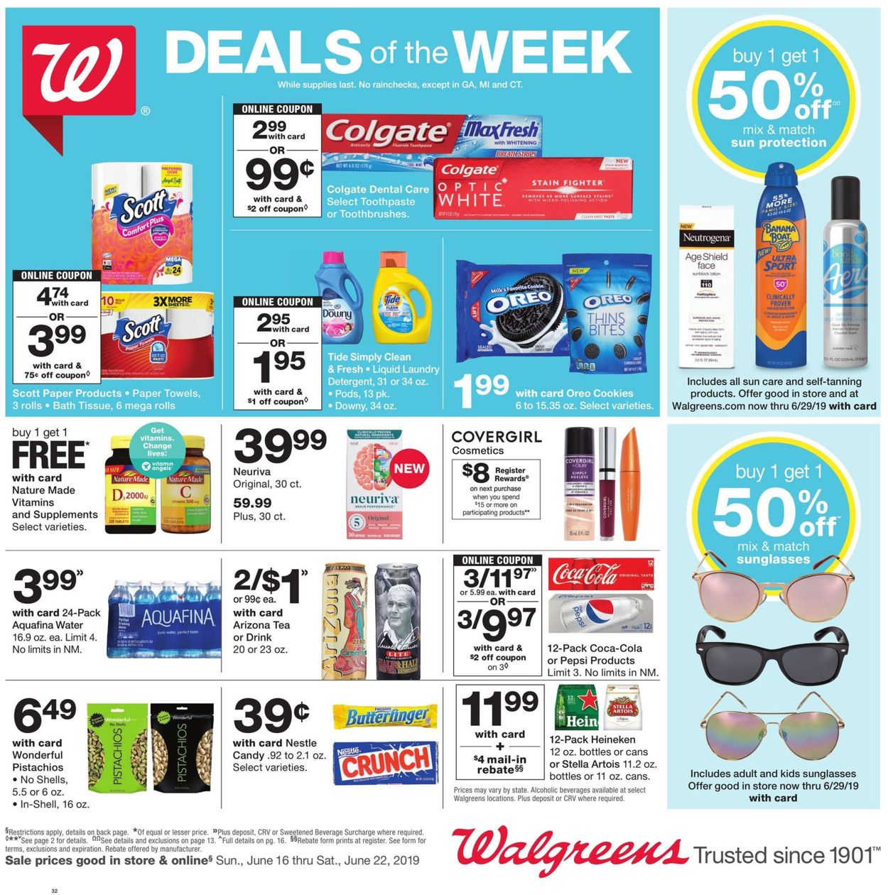 Walgreens Weekly Ad Circular - valid 06/16-06/22/2019
