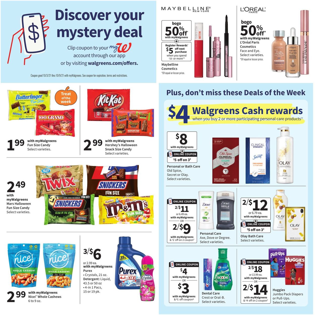 Walgreens Weekly Ad Circular - valid 10/03-10/09/2021 (Page 2)