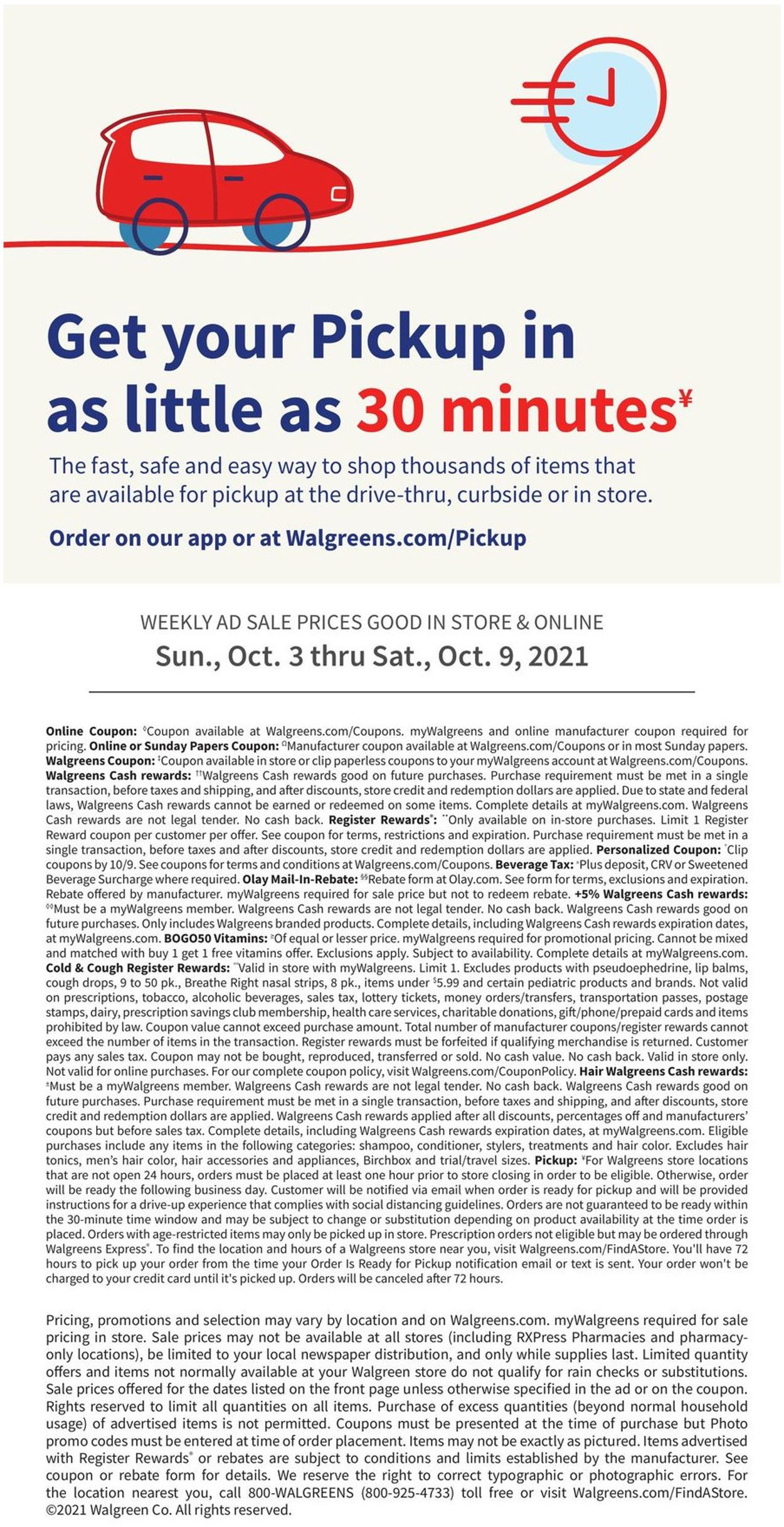 Walgreens Weekly Ad Circular - valid 10/03-10/09/2021 (Page 24)