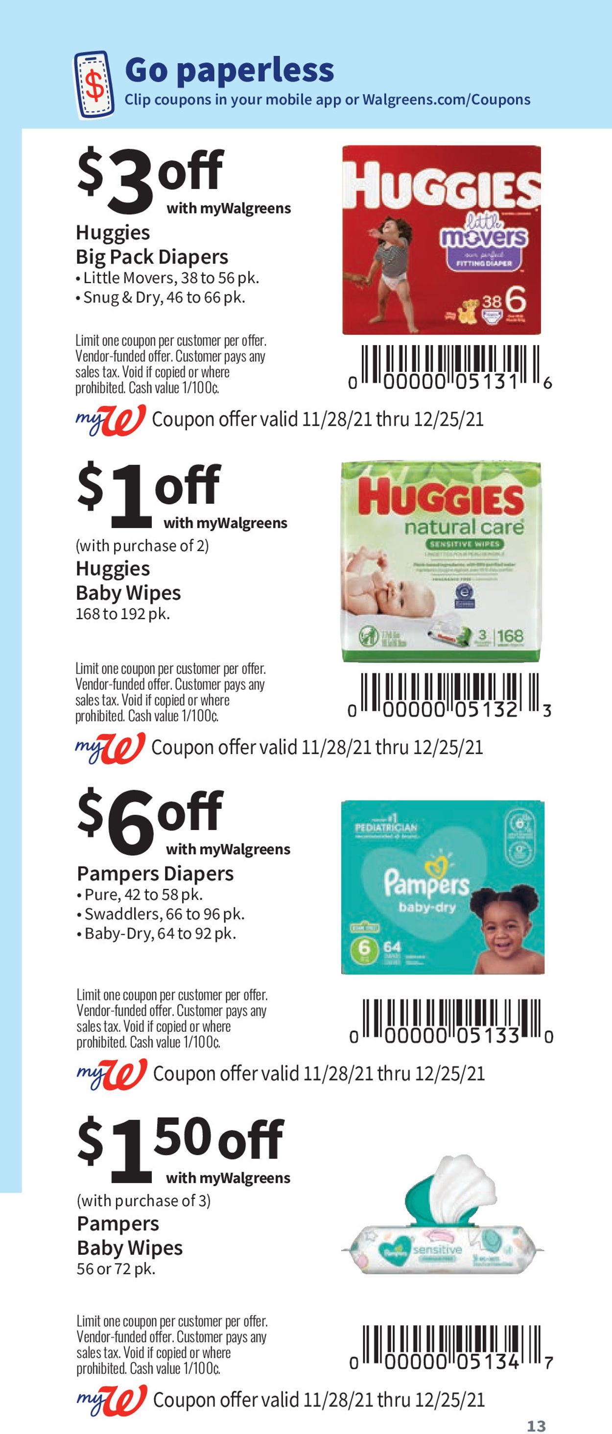 Walgreens Weekly Ad Circular - valid 11/28-12/25/2021 (Page 13)