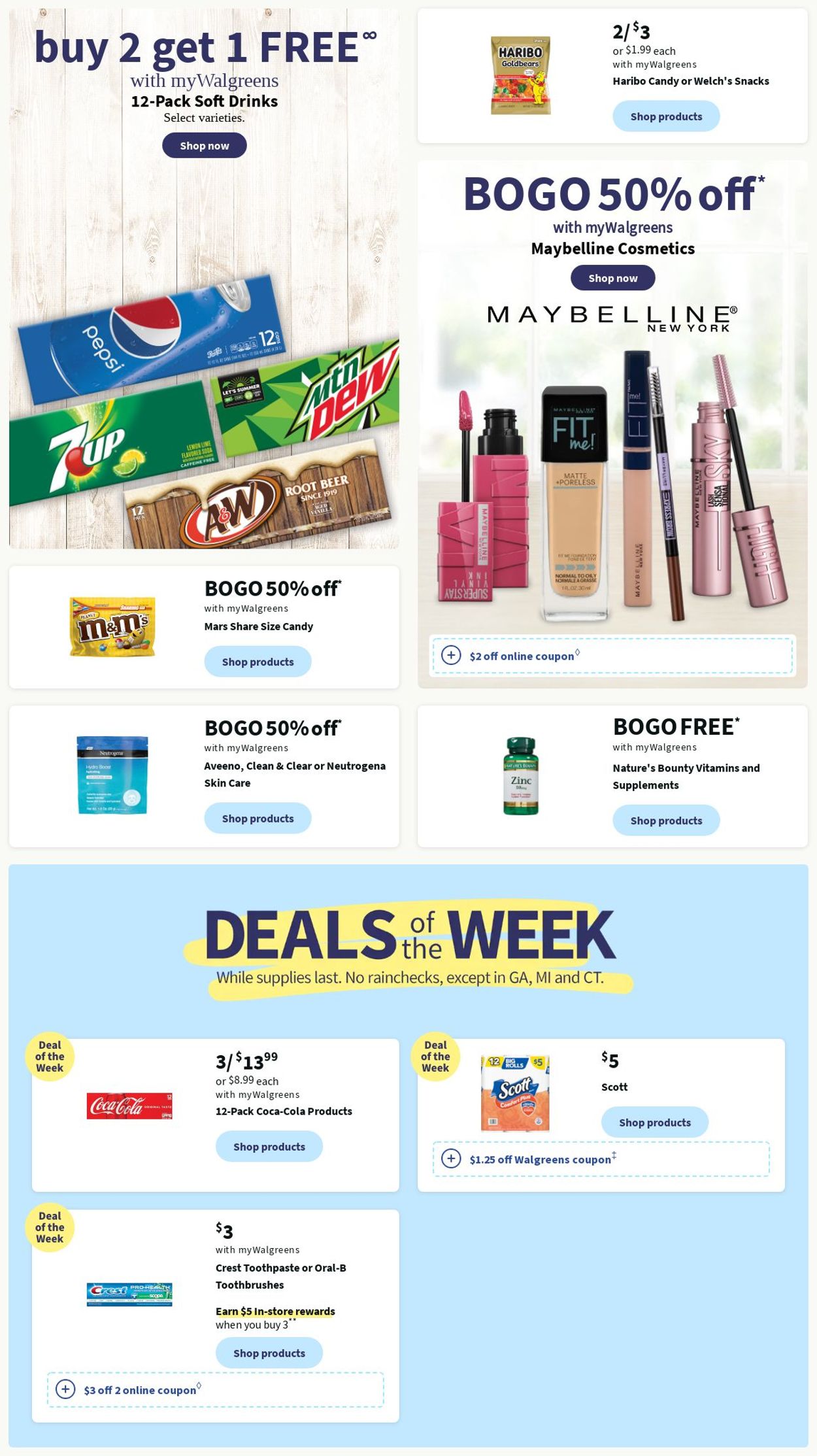 Walgreens Weekly Ad Circular - valid 07/31-08/06/2022