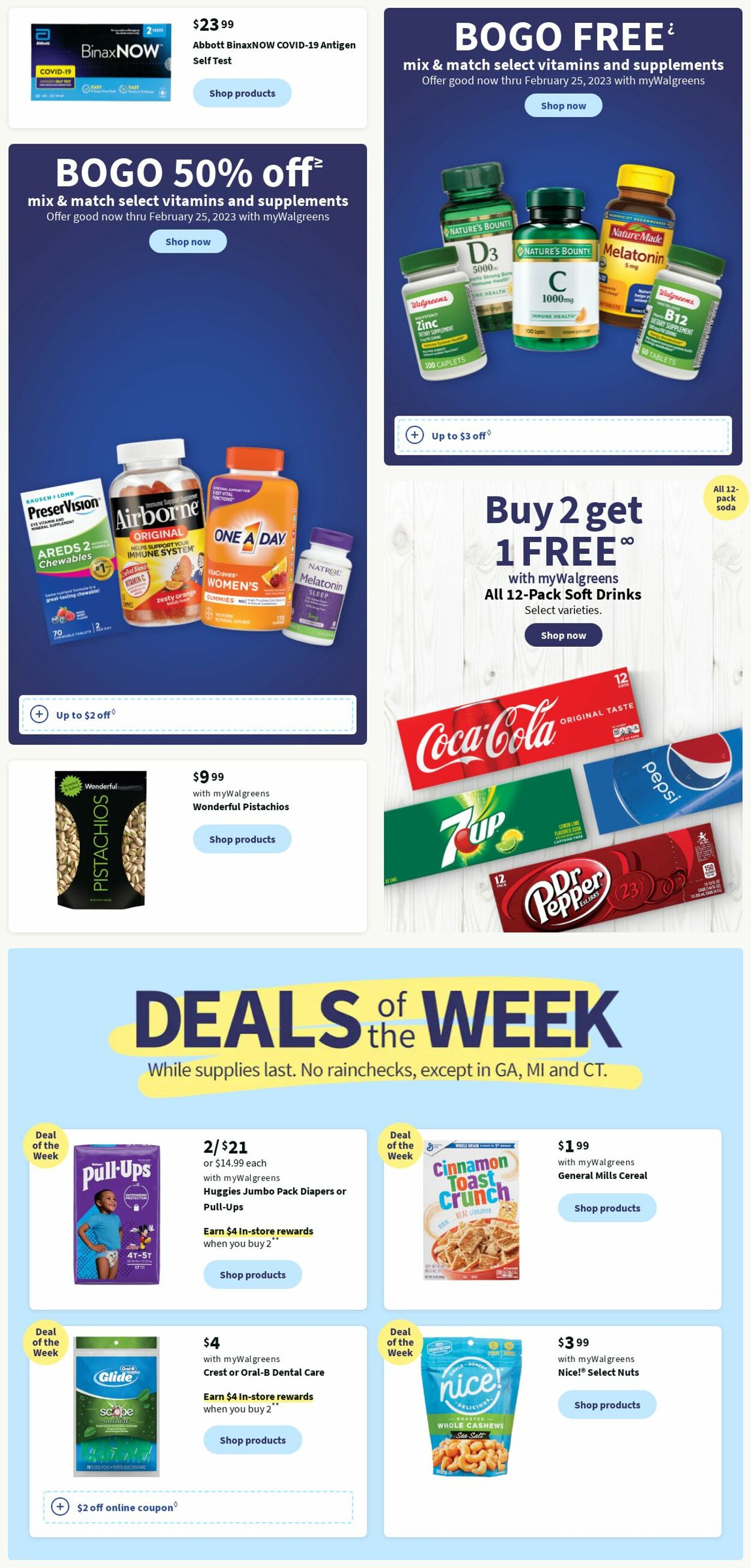 Walgreens Weekly Ad Circular - valid 01/08-01/14/2023