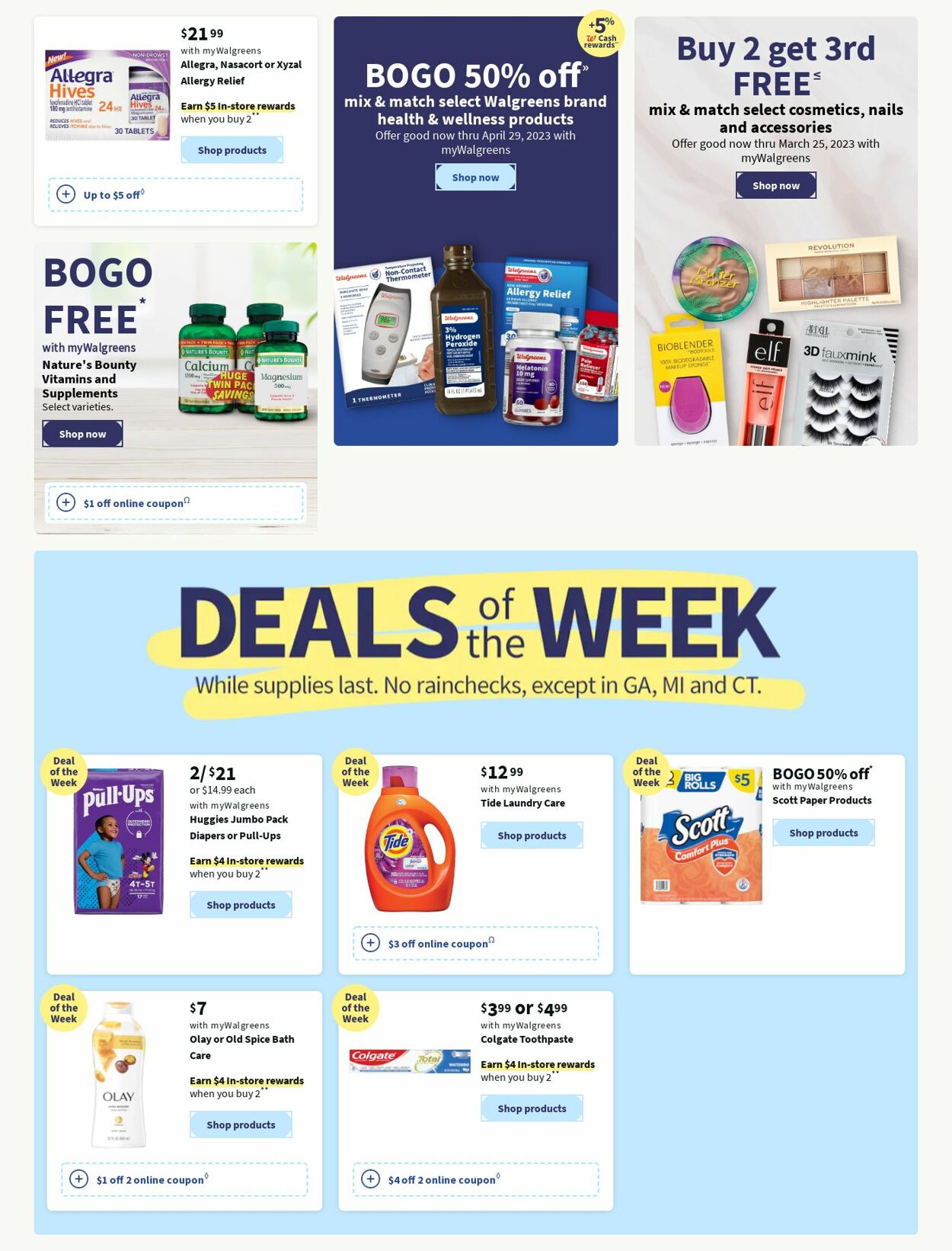 Walgreens Weekly Ad Circular - valid 03/12-03/18/2023