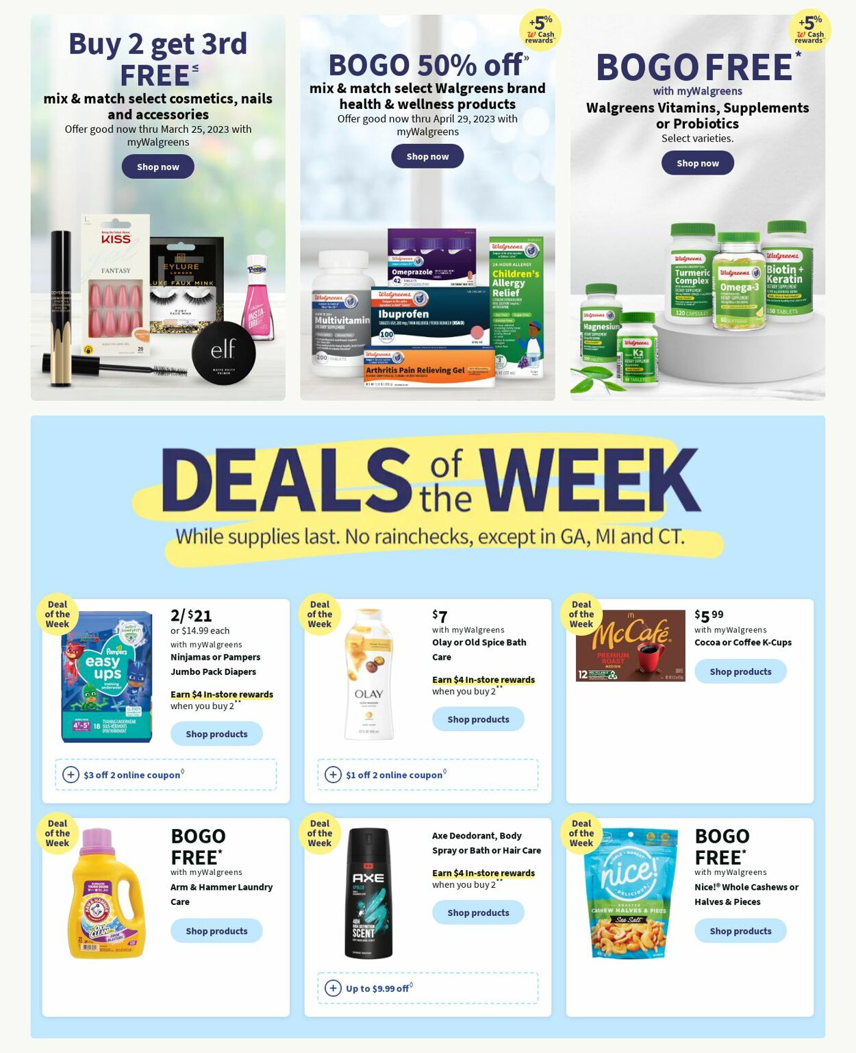 Walgreens Weekly Ad Circular - valid 03/19-03/25/2023