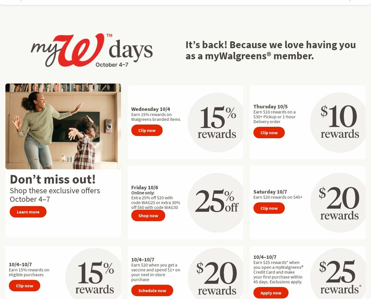 Walgreens Weekly Ad Circular - valid 10/02-10/11/2023