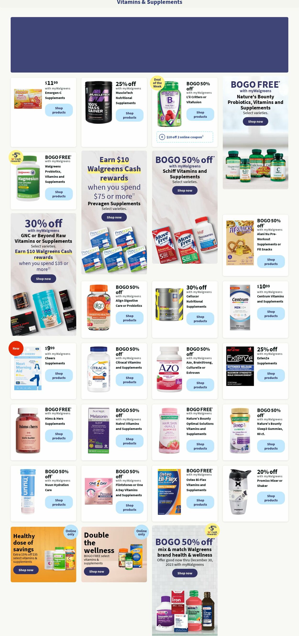 Walgreens Weekly Ad Circular - valid 11/20-11/29/2023 (Page 5)