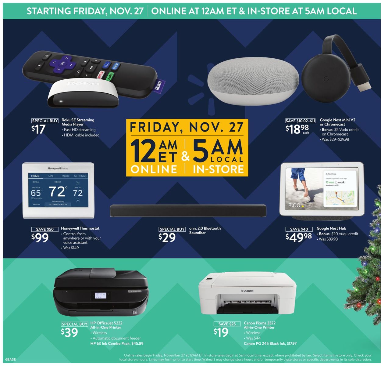 Walmart Black Friday 2020 Weekly Ad Circular - valid 11/25-11/28/2020 (Page 6)