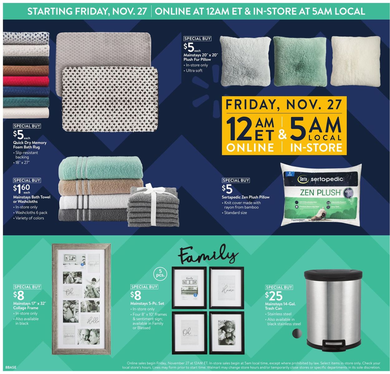 Walmart Black Friday 2020 Weekly Ad Circular - valid 11/25-11/28/2020 (Page 8)