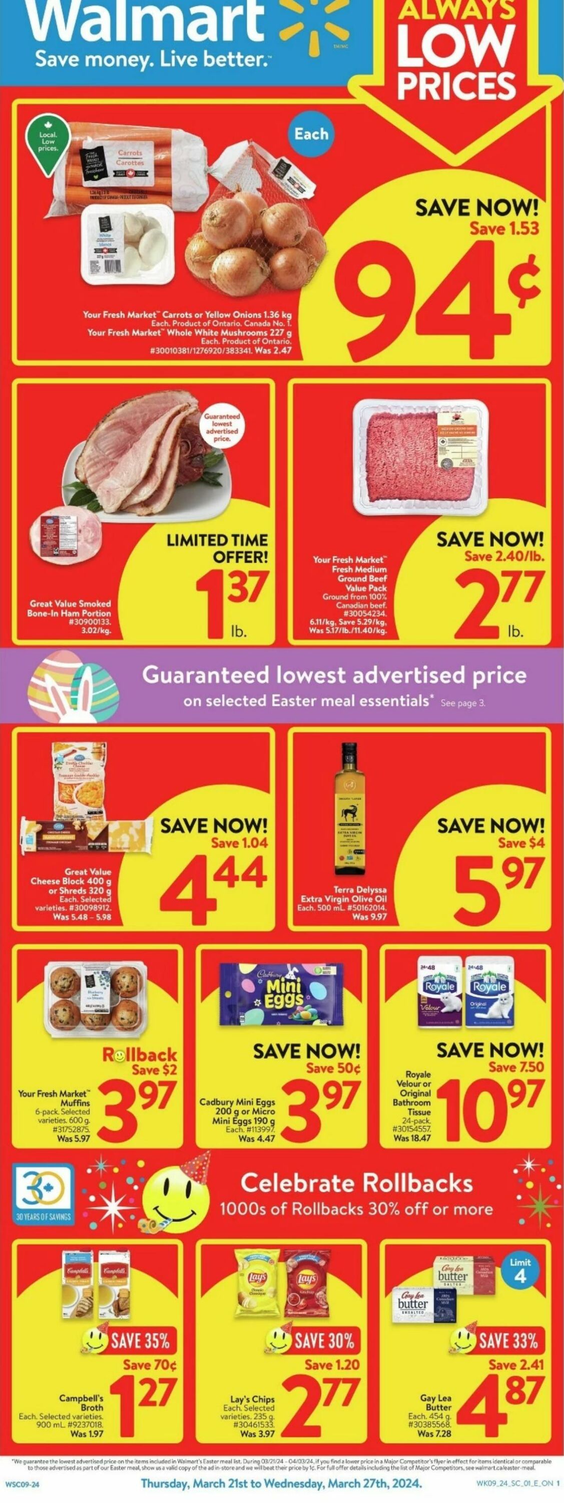 Walmart Weekly Ad Circular - valid 03/20-03/27/2024