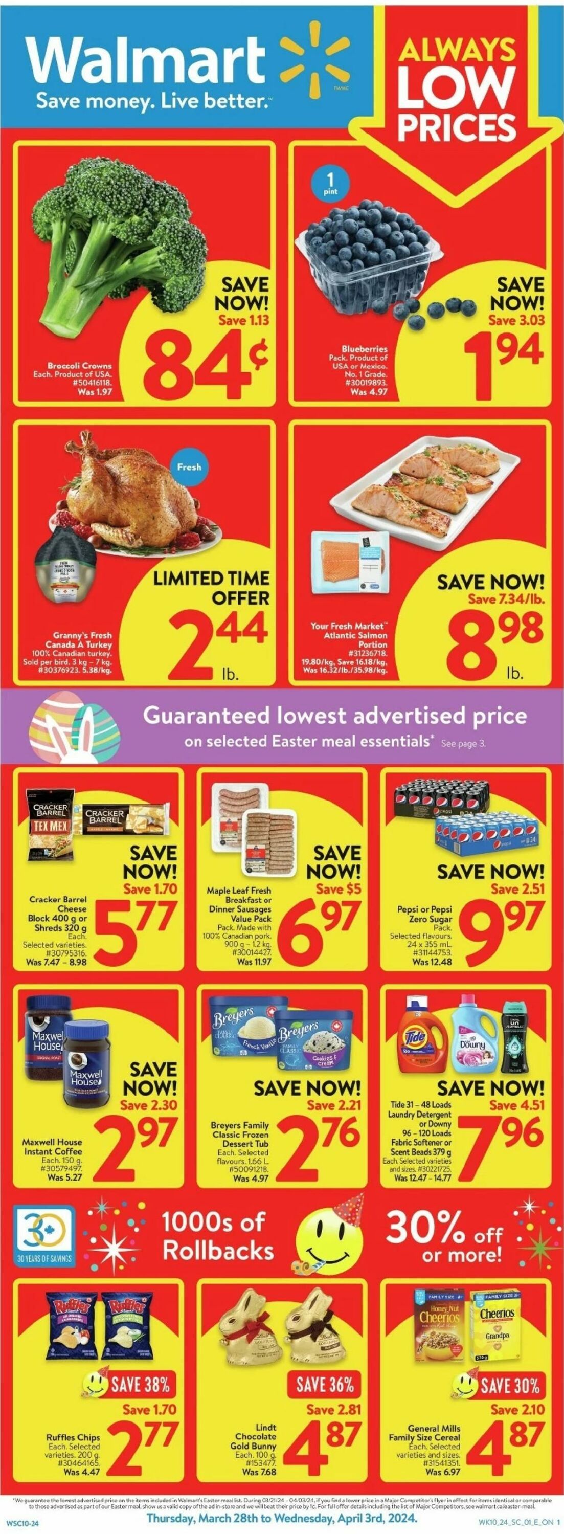 Walmart Weekly Ad Circular - valid 03/28-05/03/2024