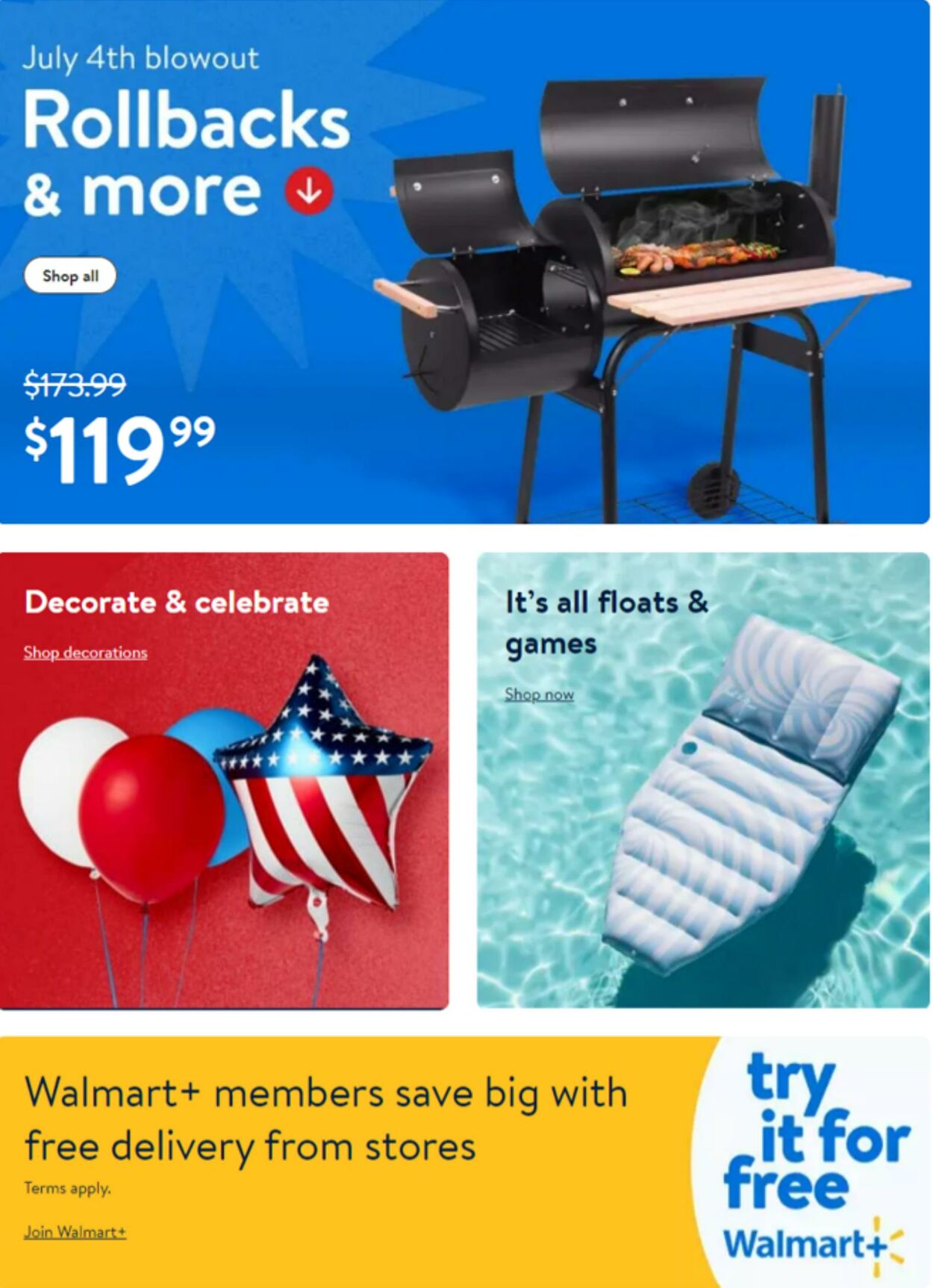 Walmart Weekly Ad Circular - valid 07/01-07/14/2024
