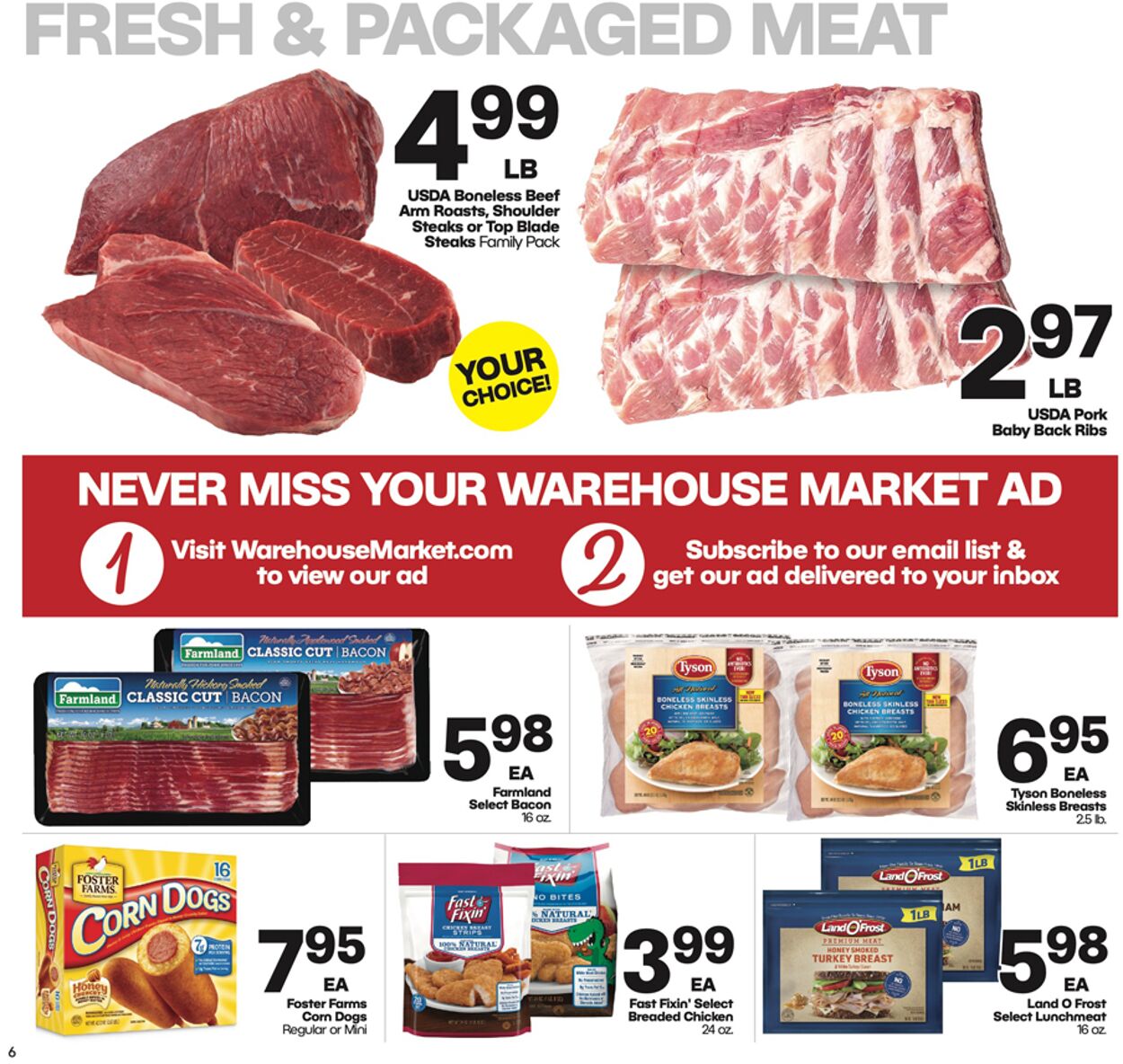Warehouse Market Weekly Ad Circular - valid 08/09-08/15/2023 (Page 6)