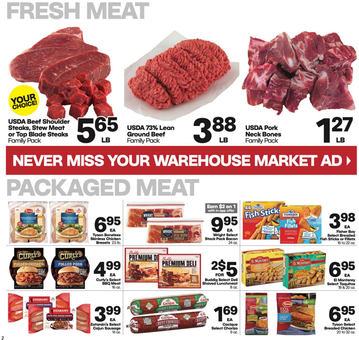 Warehouse Market Weekly Ad Circular - valid 10/04-10/10/2023 (Page 2)