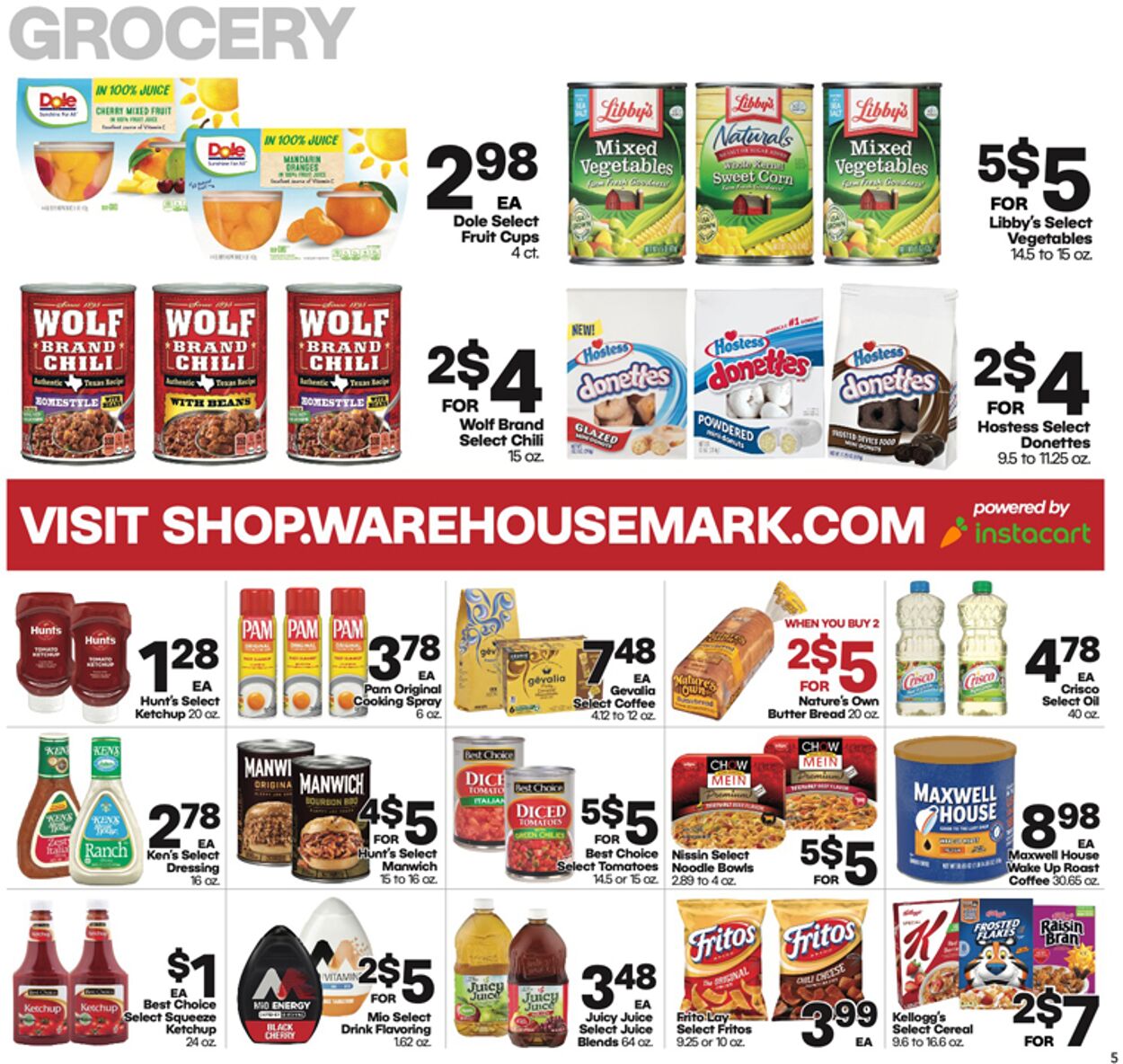 Warehouse Market Weekly Ad Circular - valid 10/04-10/10/2023 (Page 5)